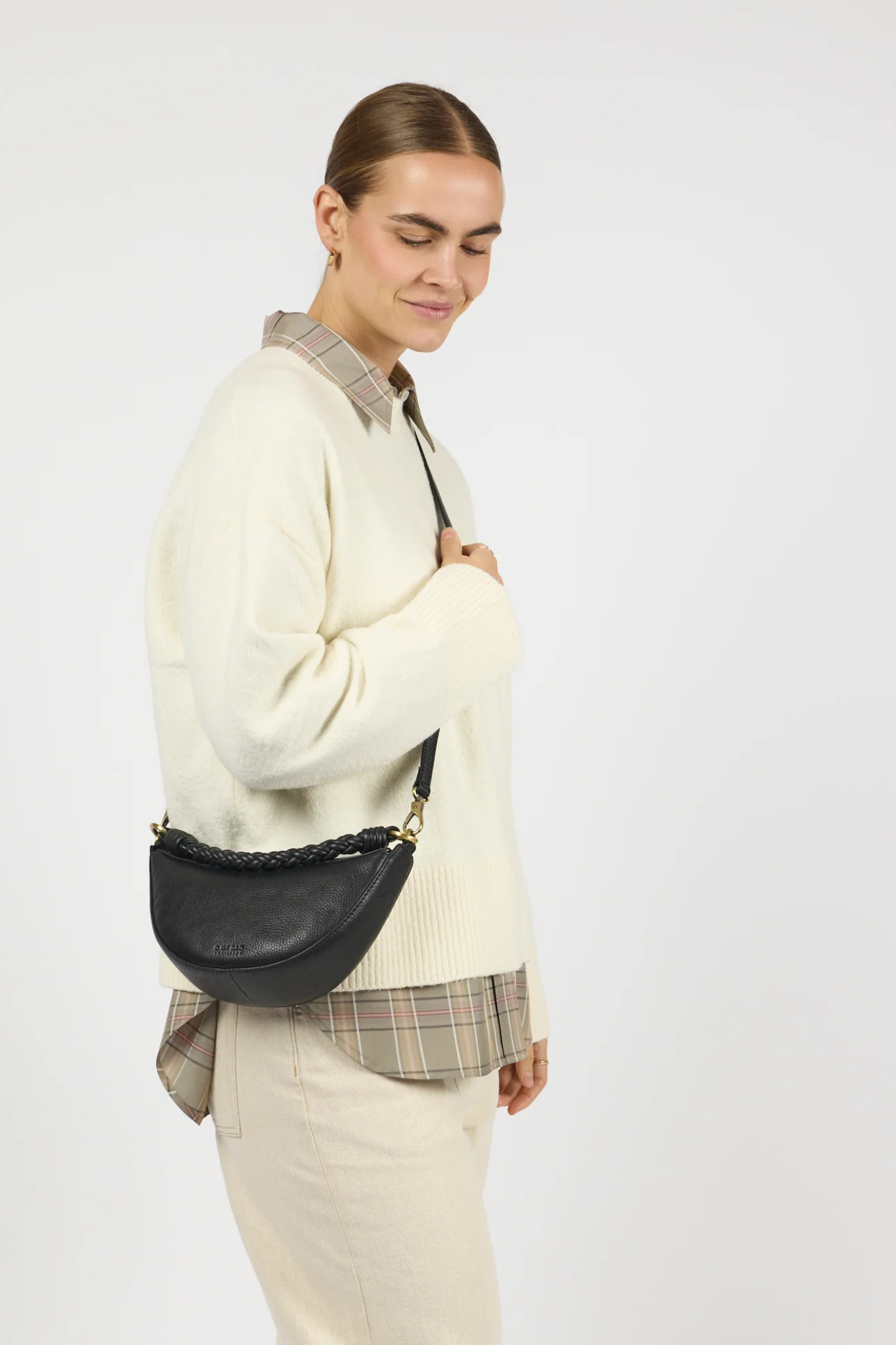 LEO MINI BLACK SOFT GRAIN LEATHER