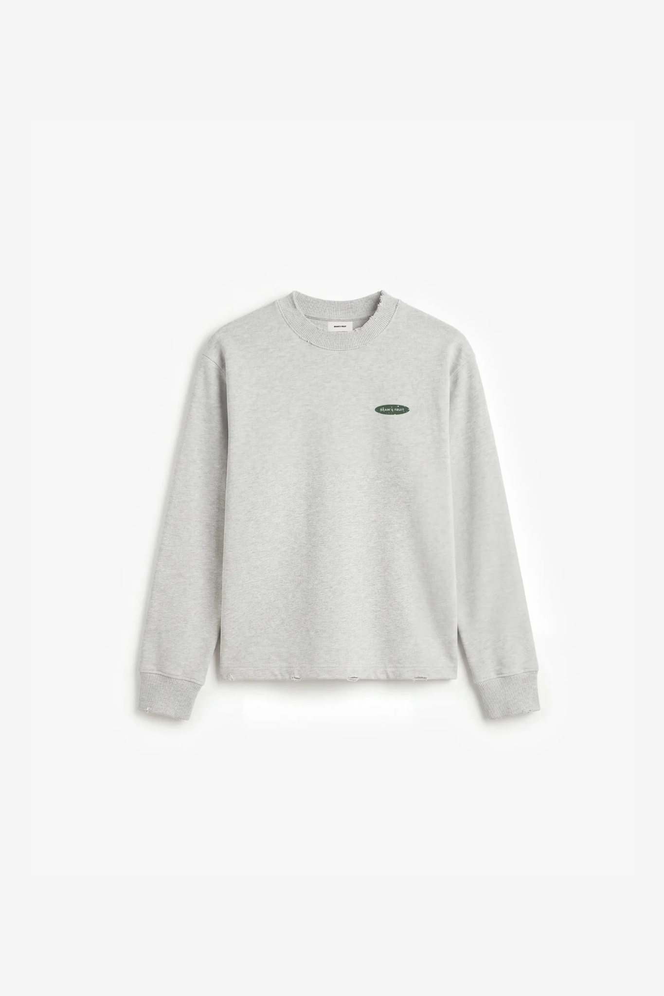DISTRESSED F*CK OFF I'M GARDENING LONGSLEEVE - GREY MELANGE