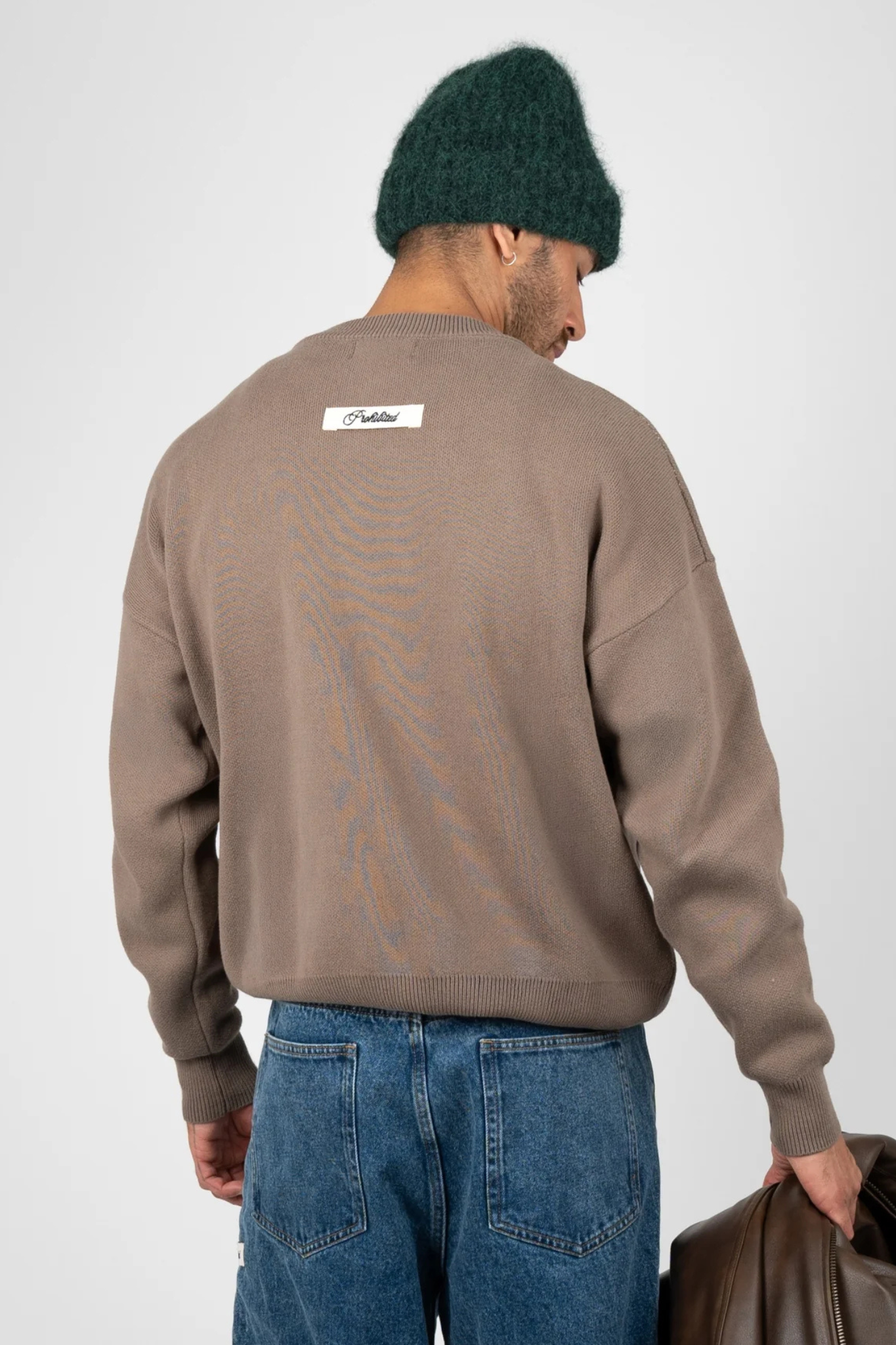 ACADEMY KNIT SWEATER - STONE
