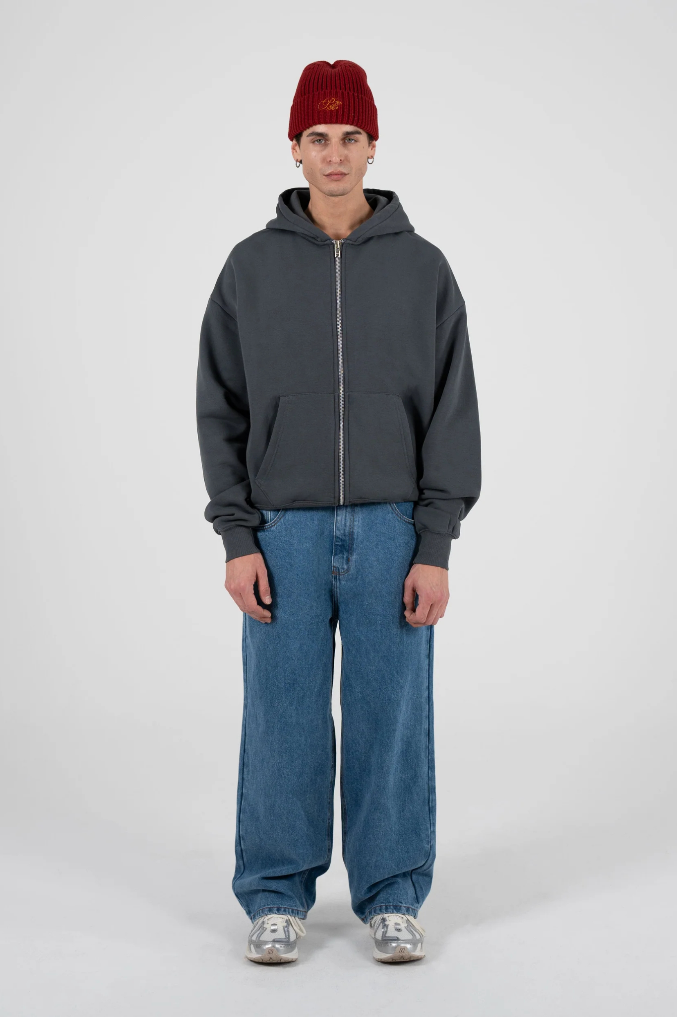 ANTWERP LOOSE JEANS - MID BLUE