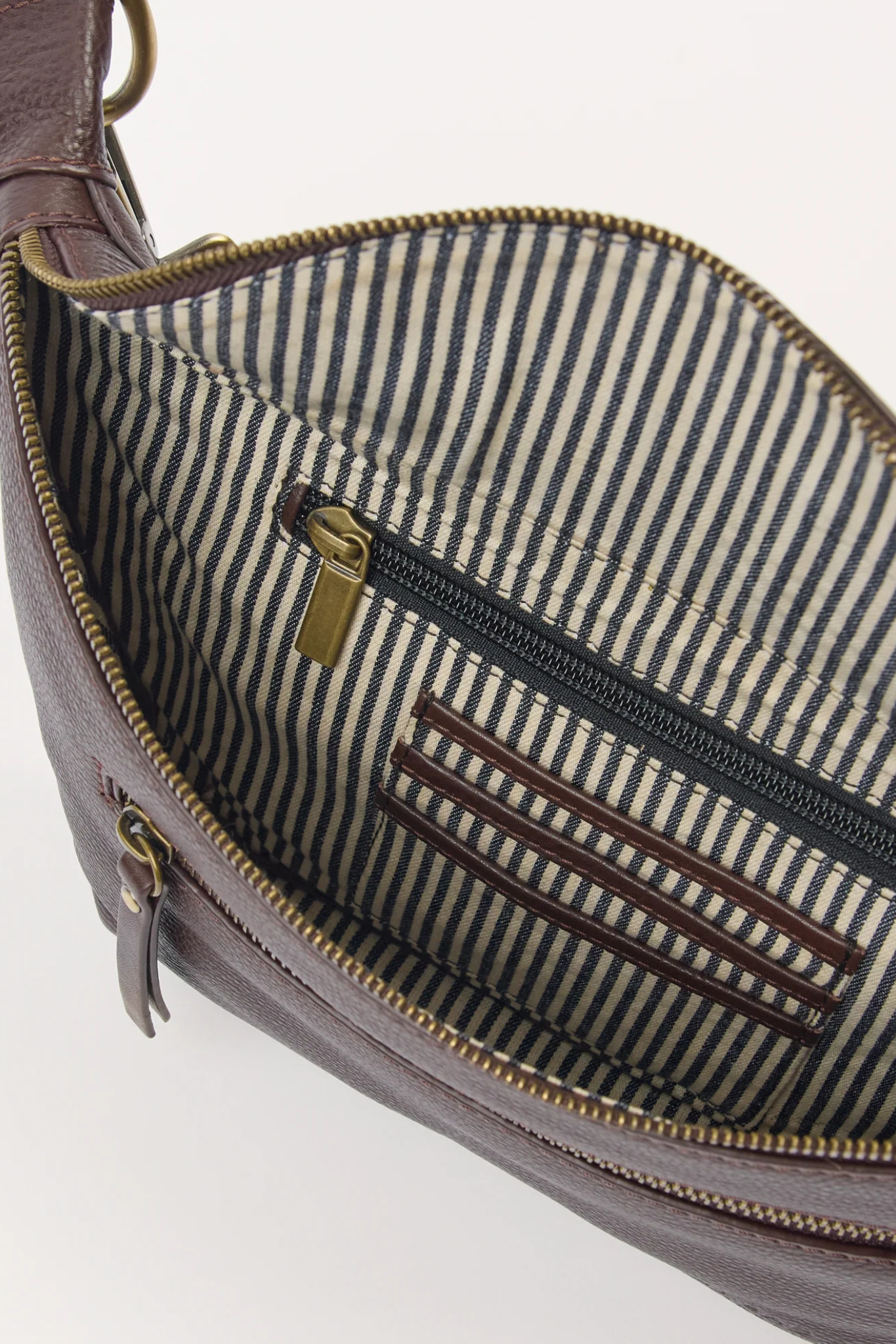 DREW DUM BAG - CHOCOLATE SOFT GRAIN LEATHER