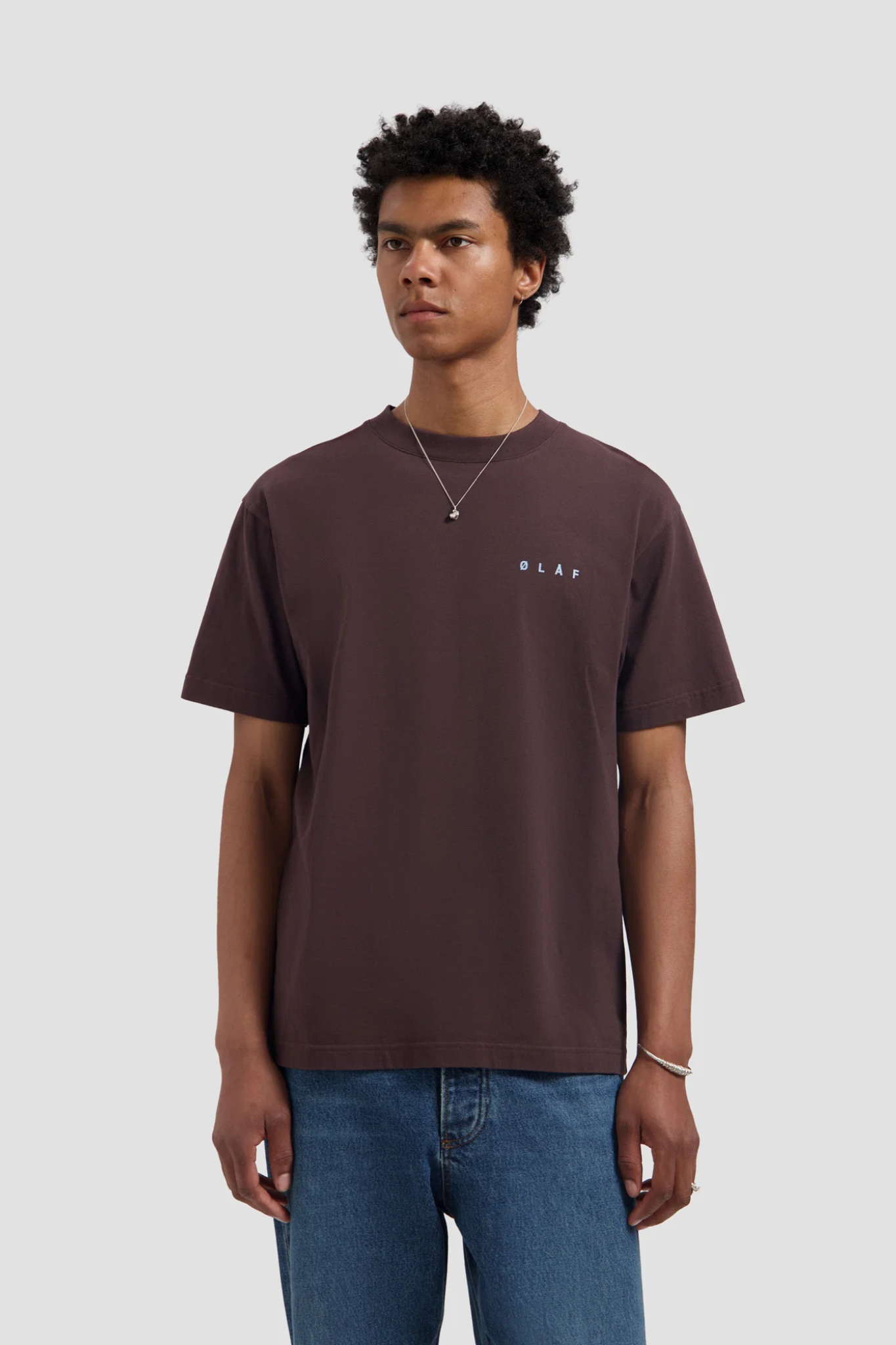 LASSO FACE CREWNECK - CHOCOLATE PLUM