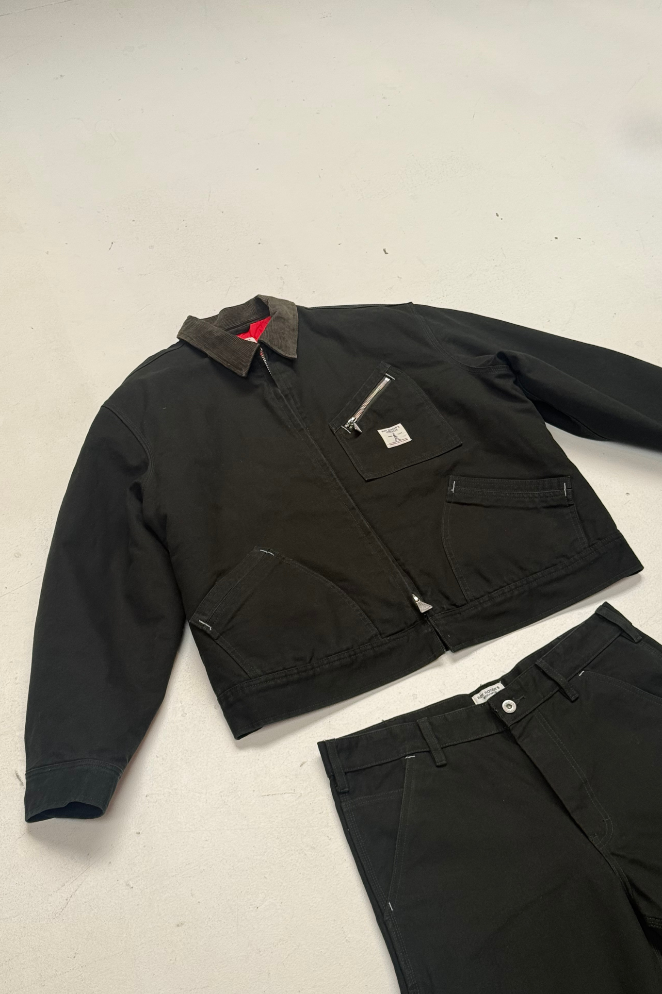 WORK SHORT JACKET - BOTTLE