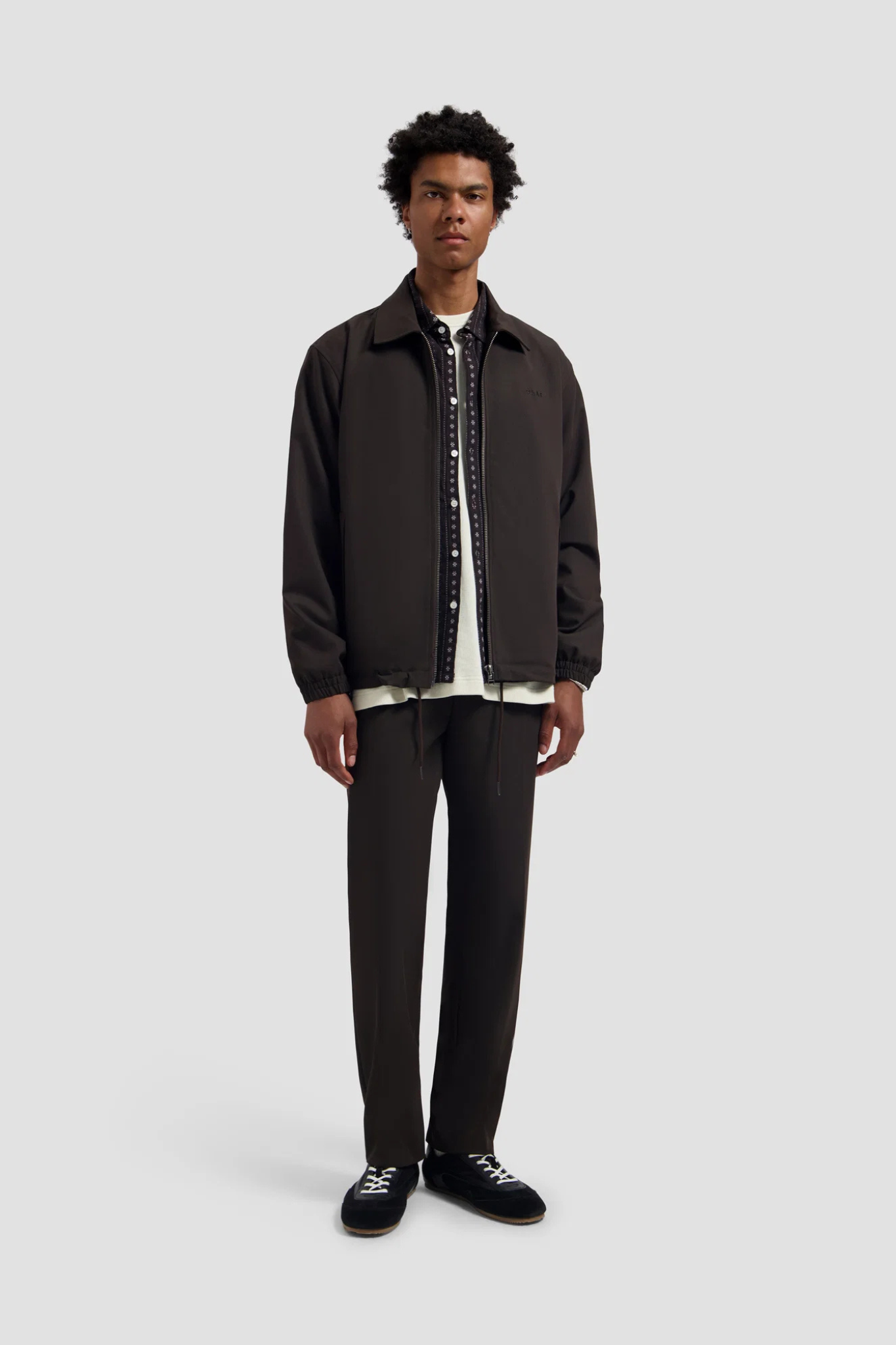 COACH JACKET - CHOCOLATE PLUM