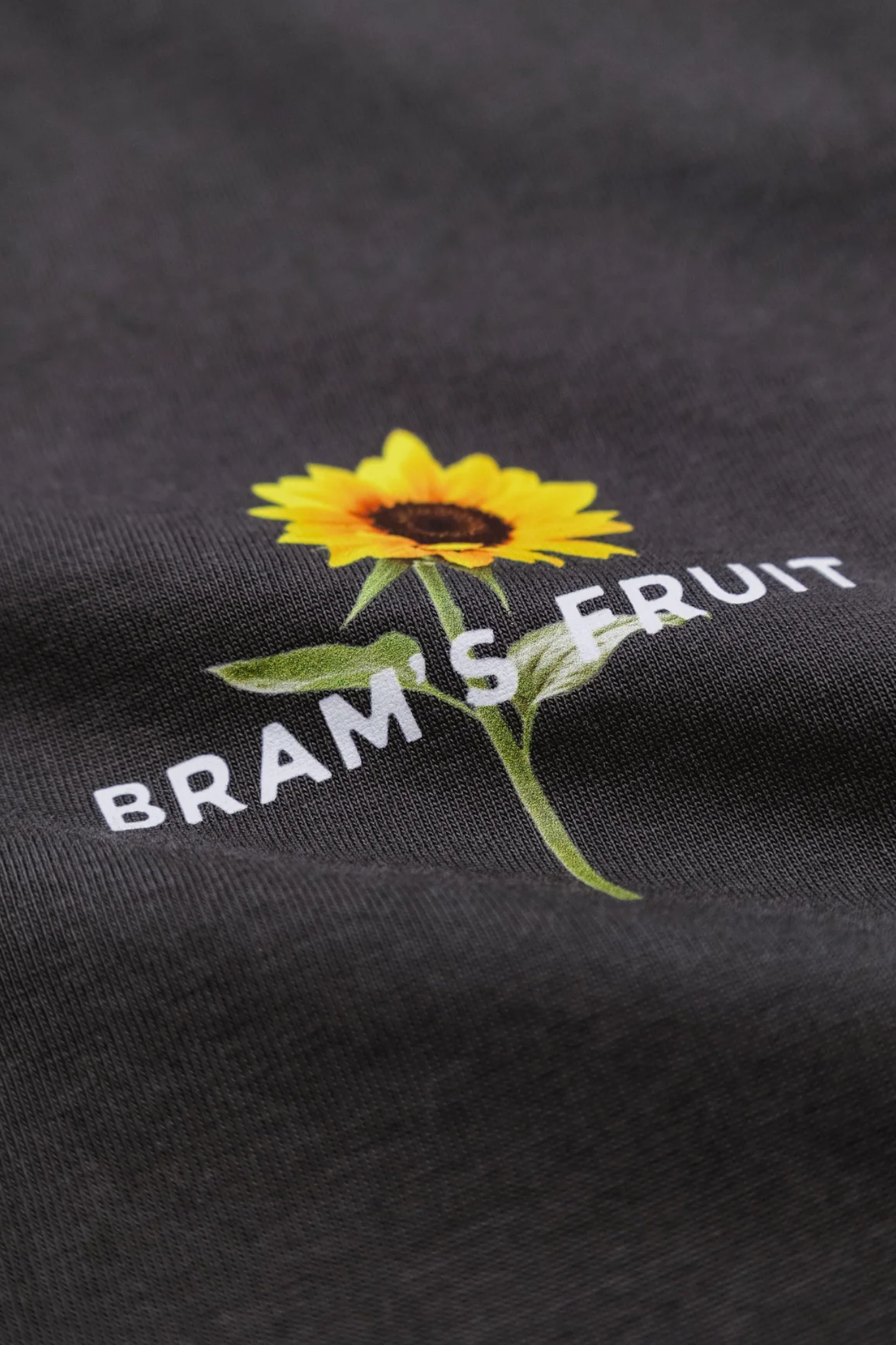 SUNFLOWER LONGSLEEVE T-SHIRT - SHADOW BLACK