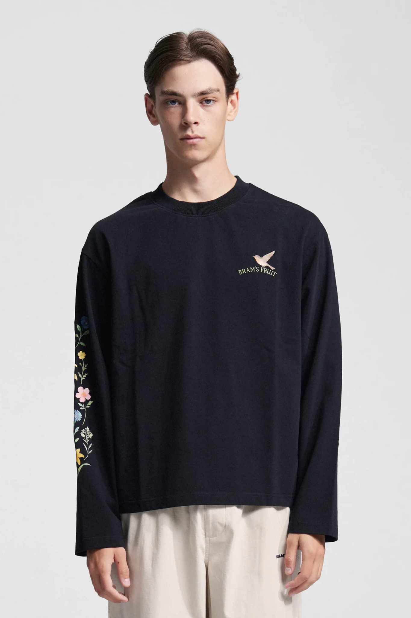 ROBIN LONGSLEEVE T-SHIRT - BLACK