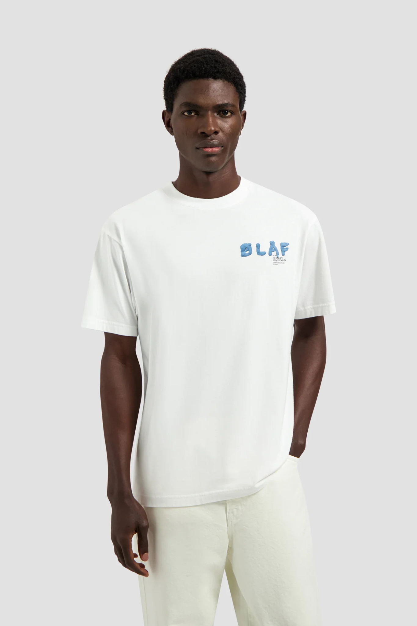 PAINT T-SHIRT - OPTICAL WHITE