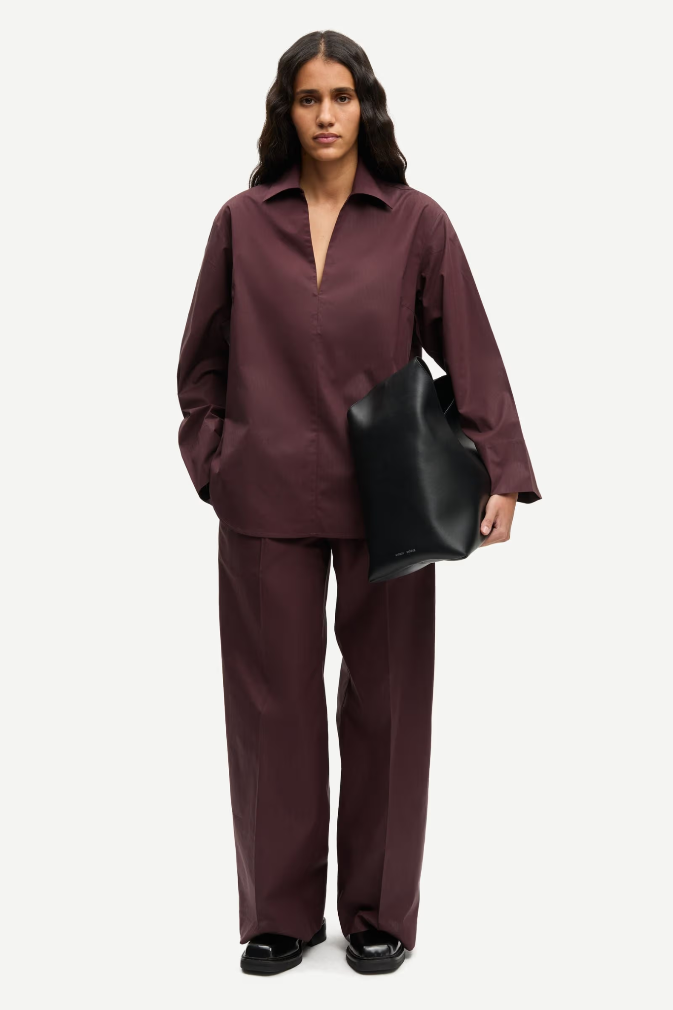 SULLY BLOUSE - FUDGE