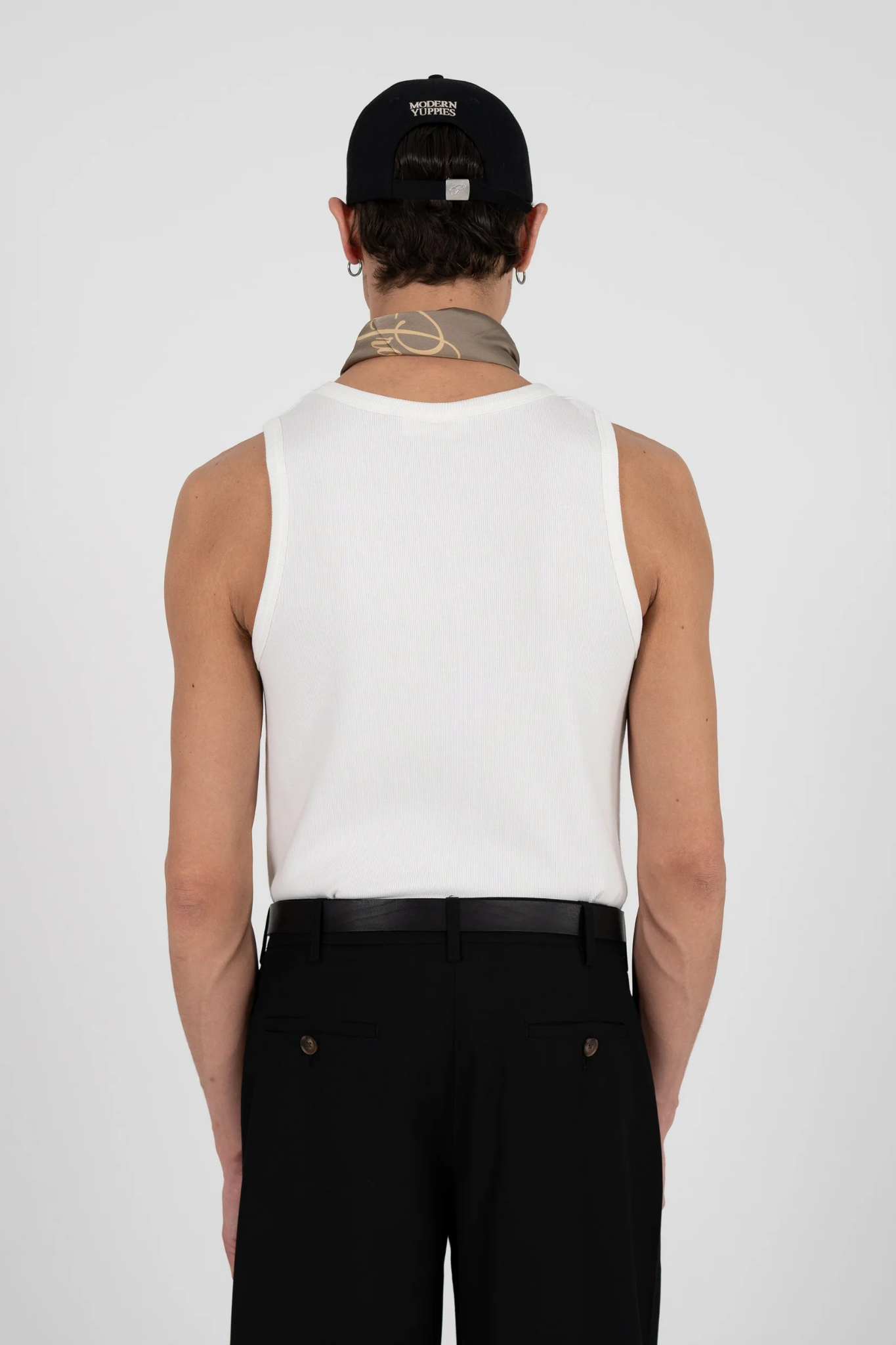 THE EMBROIDERY TANK TOP - OFF WHITE