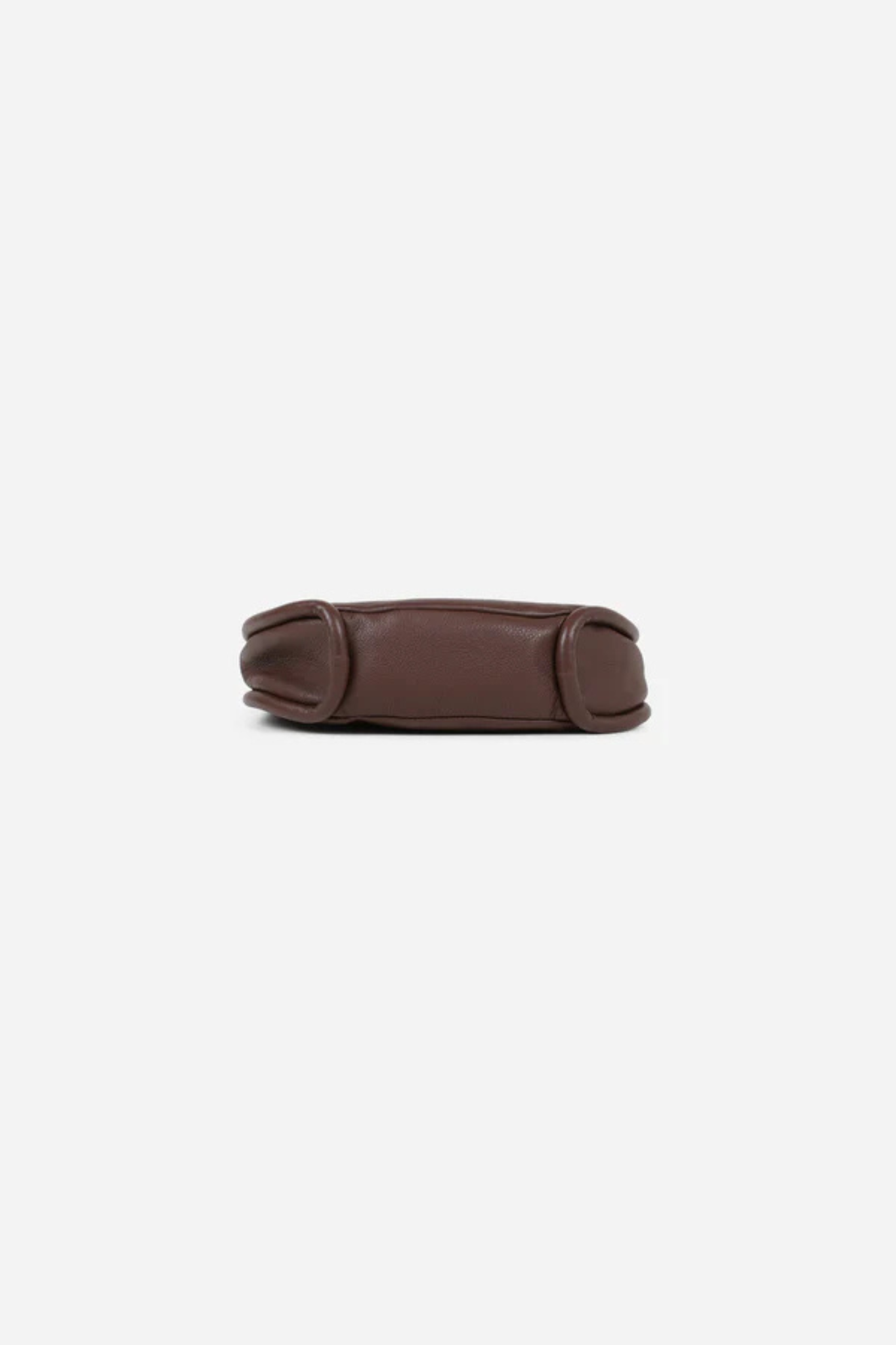 MIAA GRAINY LEATHER BAG - CHOCOLATE
