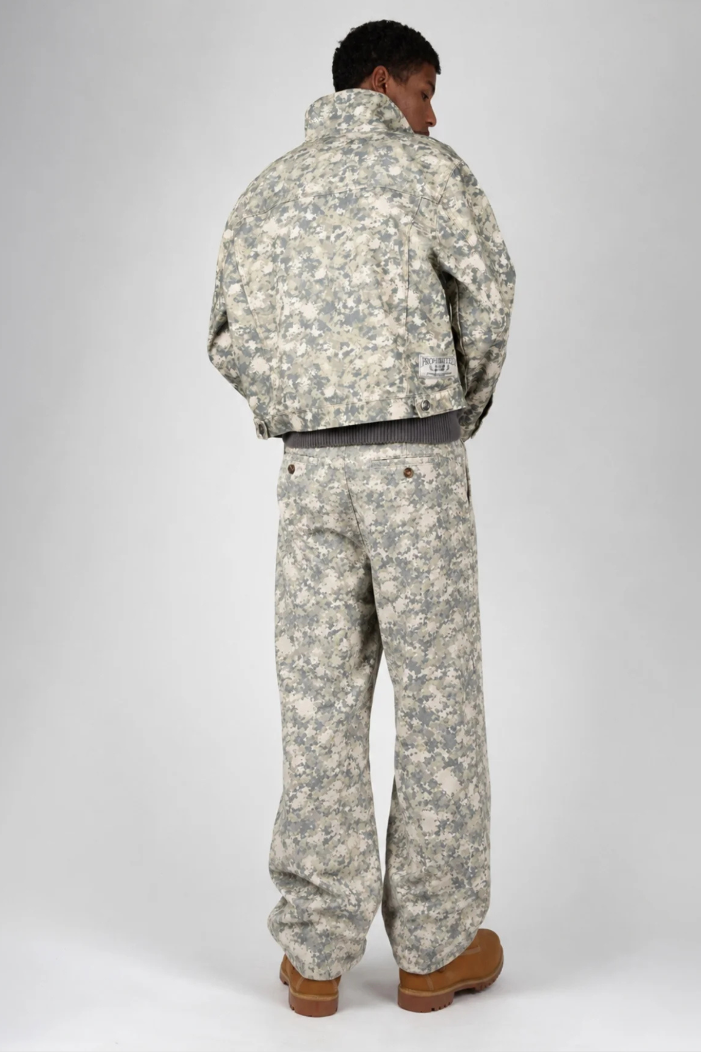 SAINT VÈRAN DENIM PANTS - CAMOUFLAGE