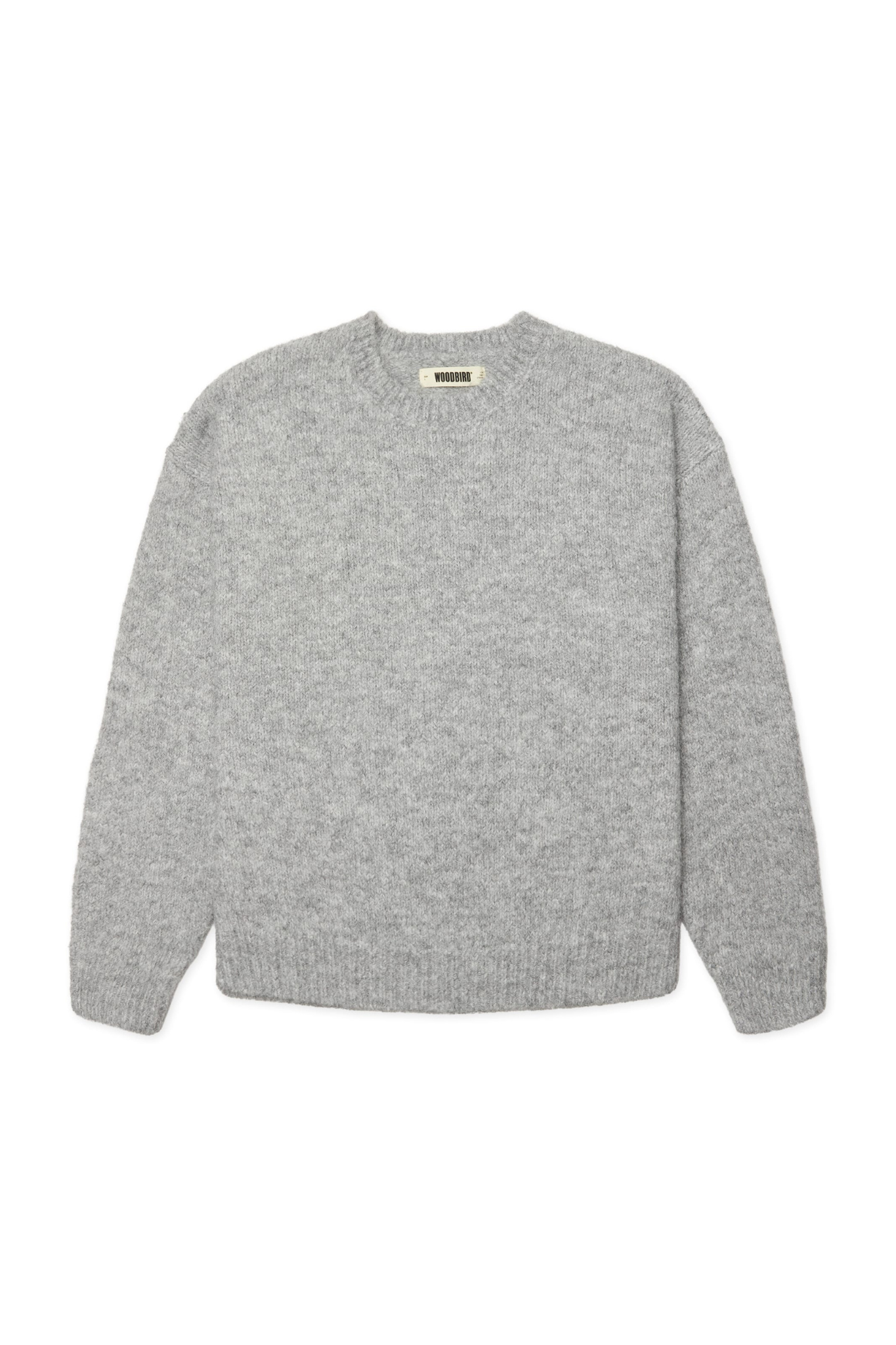 KURT MOHAIRY CREWNECK - DARK GREY MELANGE