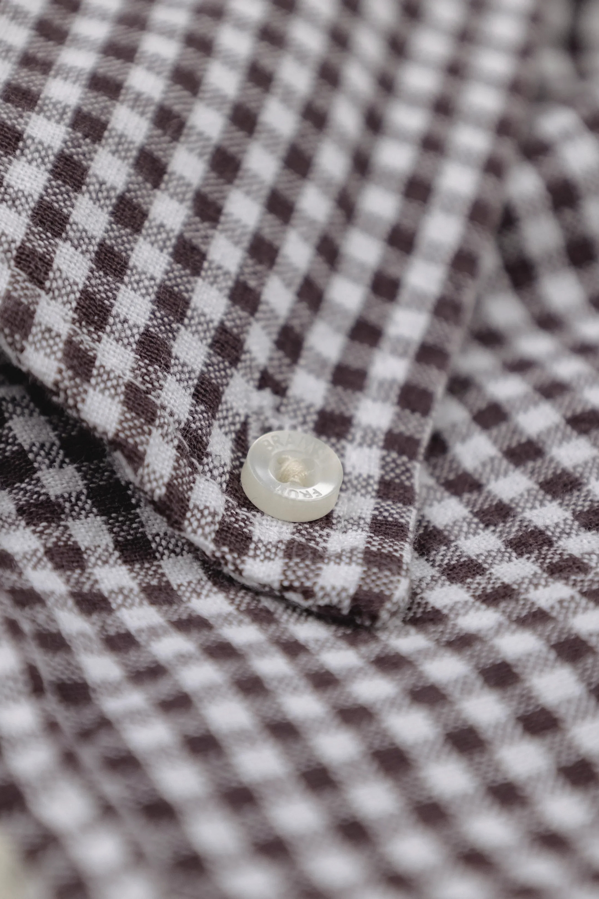 DISTRESSED FARMER'S LS SHIRT - BROWN
