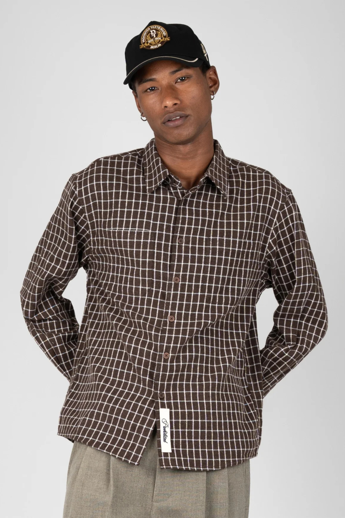 SEASONED FLANNEL SHIRT - BROWN
