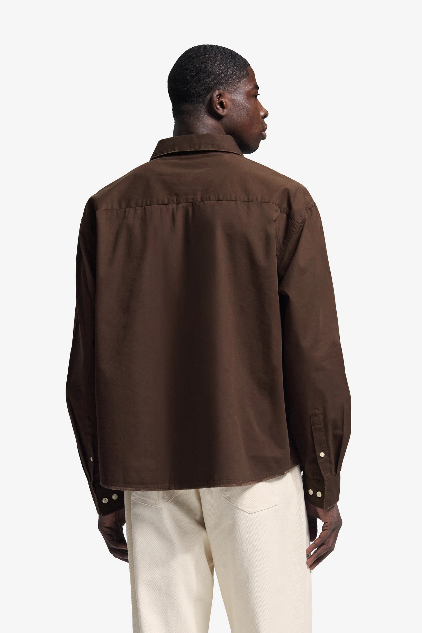 VARSITY LS SHIRT - BROWN