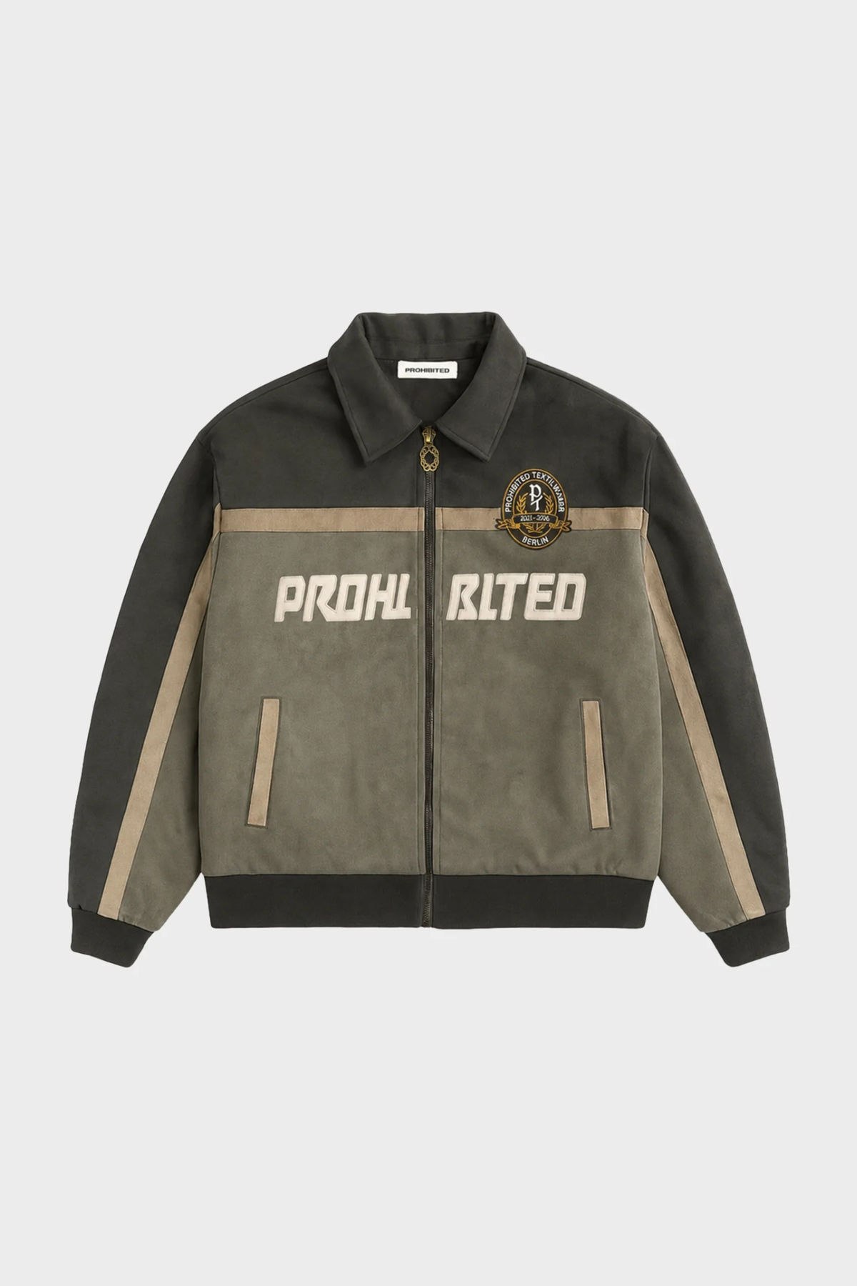 OLD ERA SUEDE JACKET - GREEN