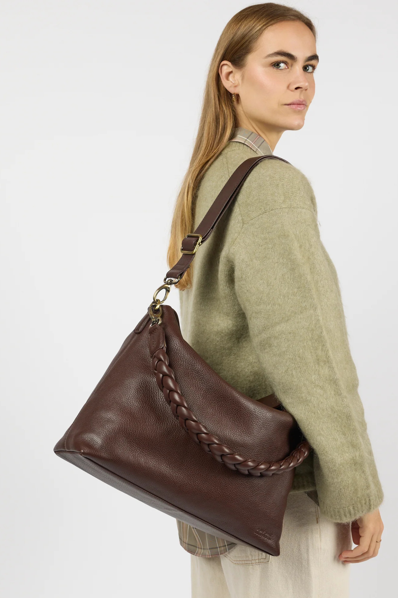 SIENNA - CHOCOLATE SOFT GRAIN LEATHER CHOCOLATE