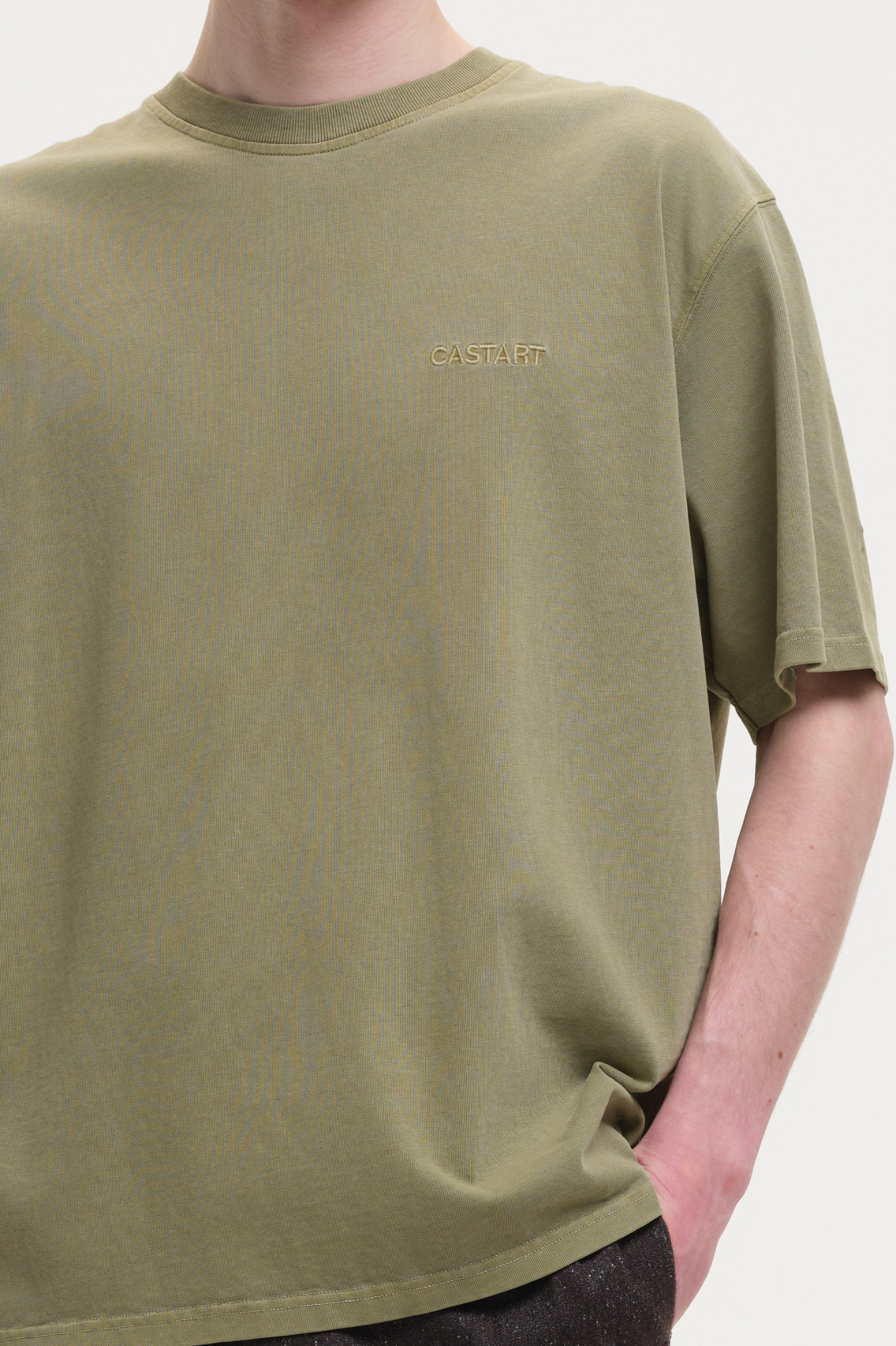 STONEWASH T-SHIRT - KHAKI