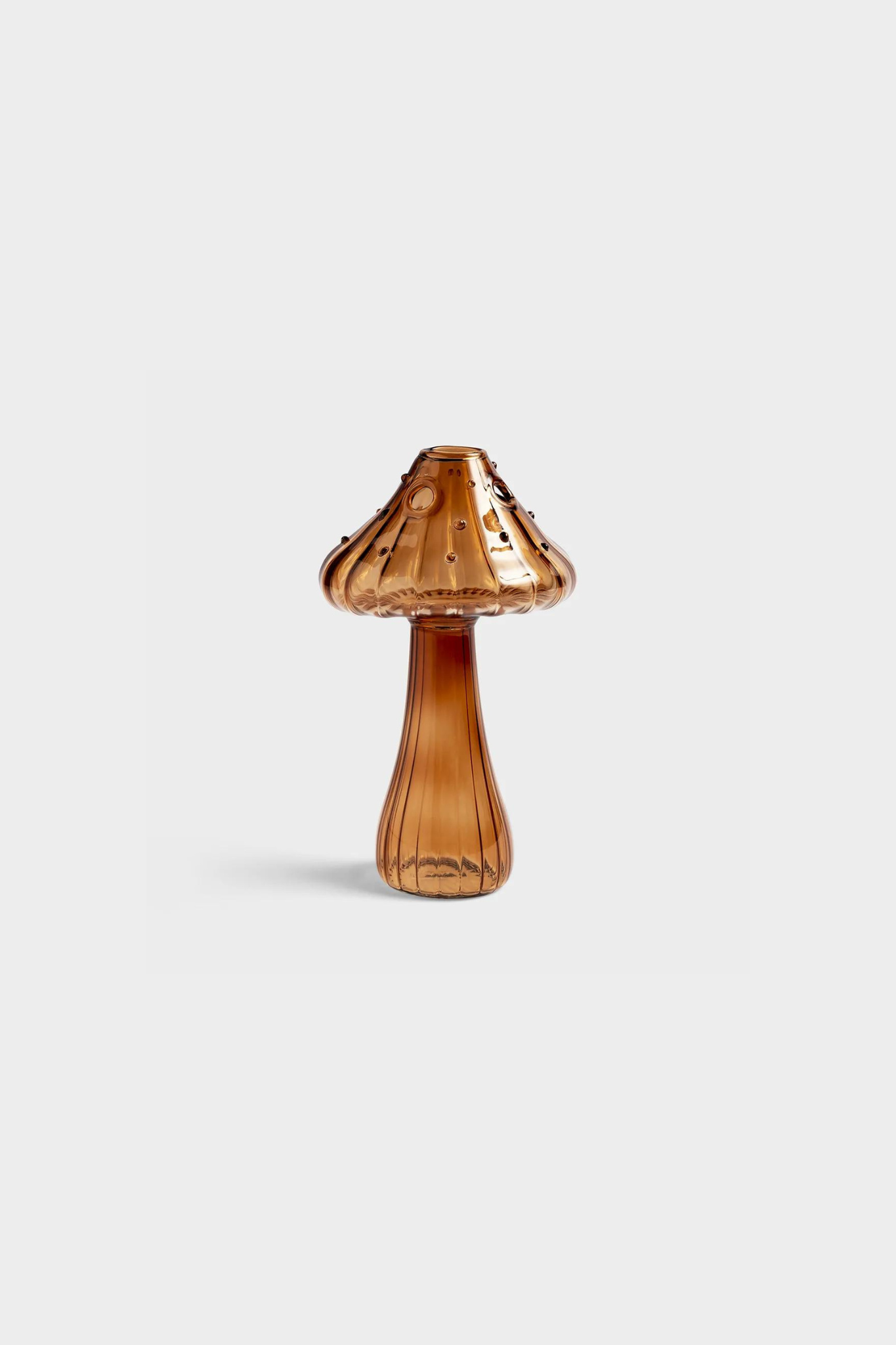 VASE MUSHROOM BROWN