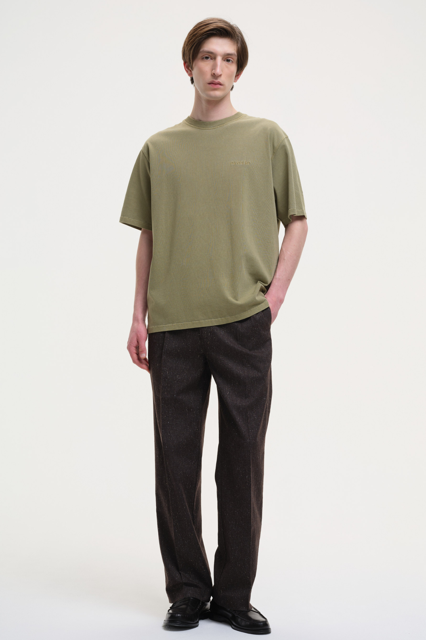 STONEWASH T-SHIRT - KHAKI