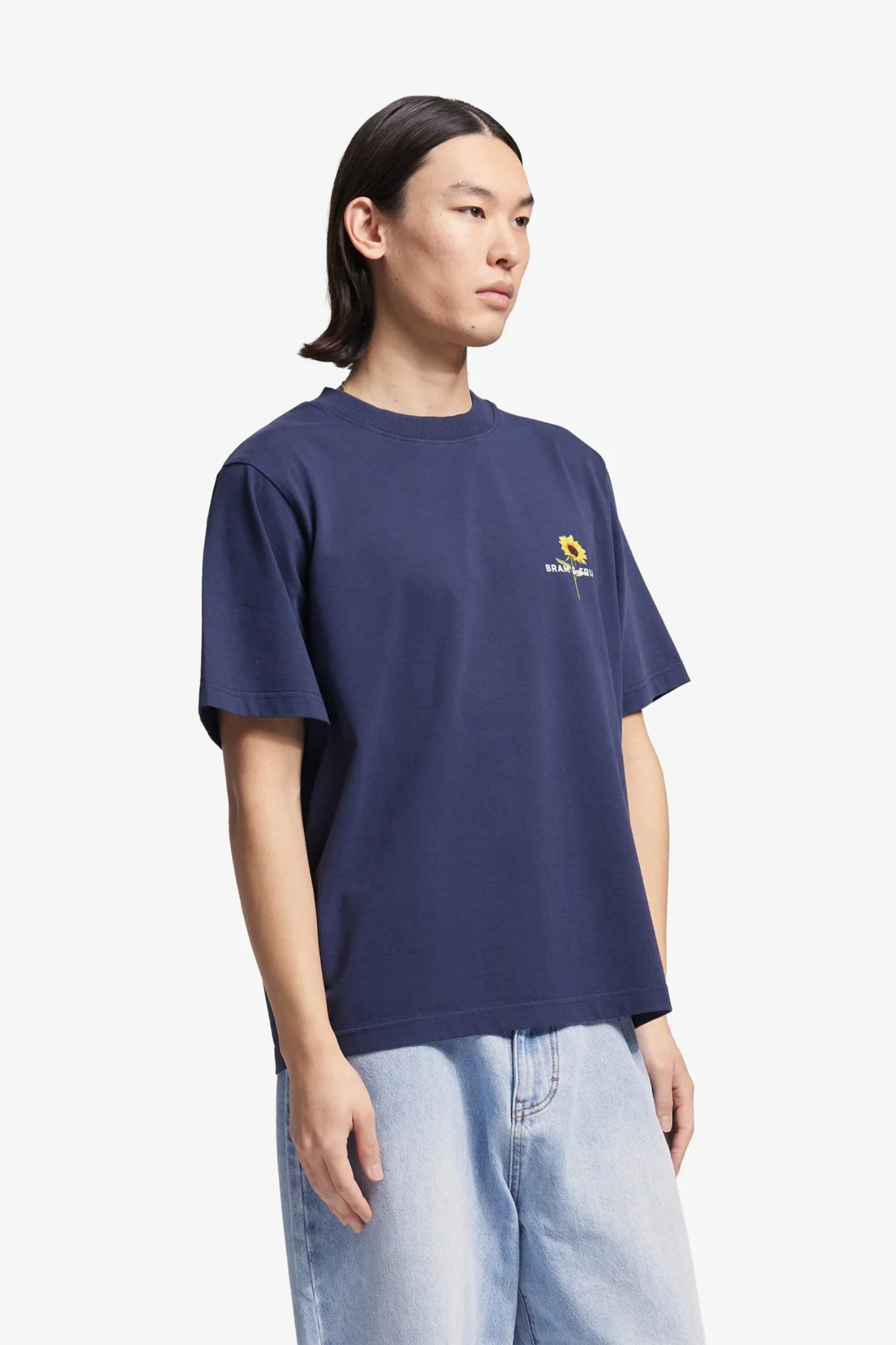SUNFLOWER T-SHIRT - MIDNIGHT BLUE