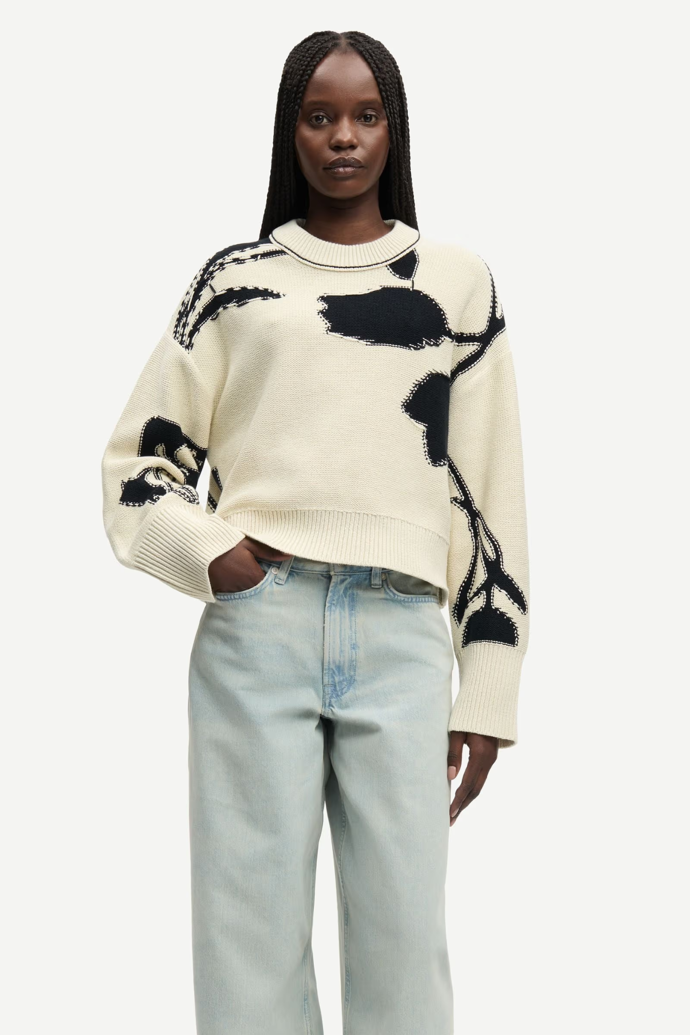 HARPER JEANS - PALE CLOUD