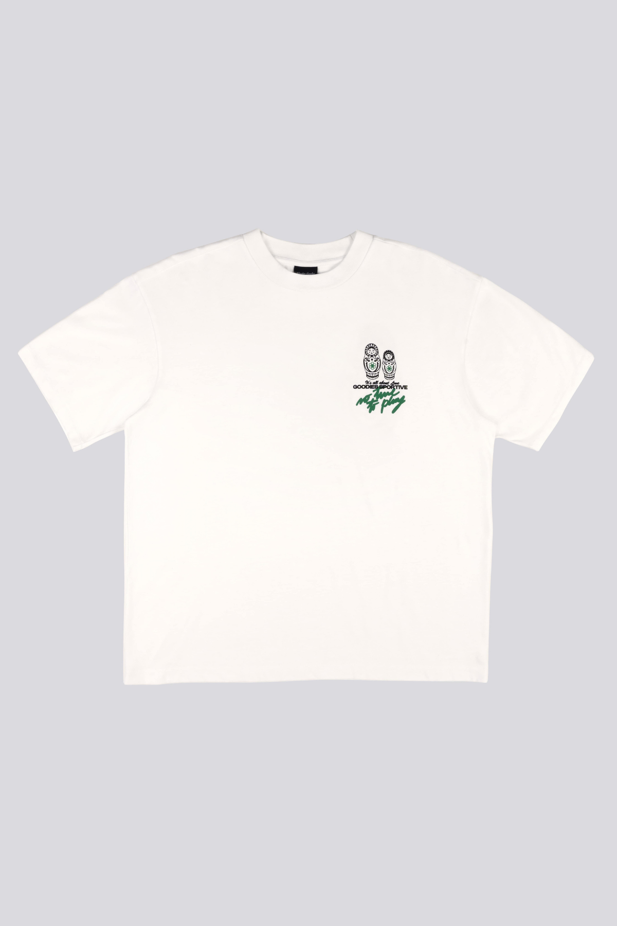 NO TIME TO PLAY T-SHIRT - WHITE