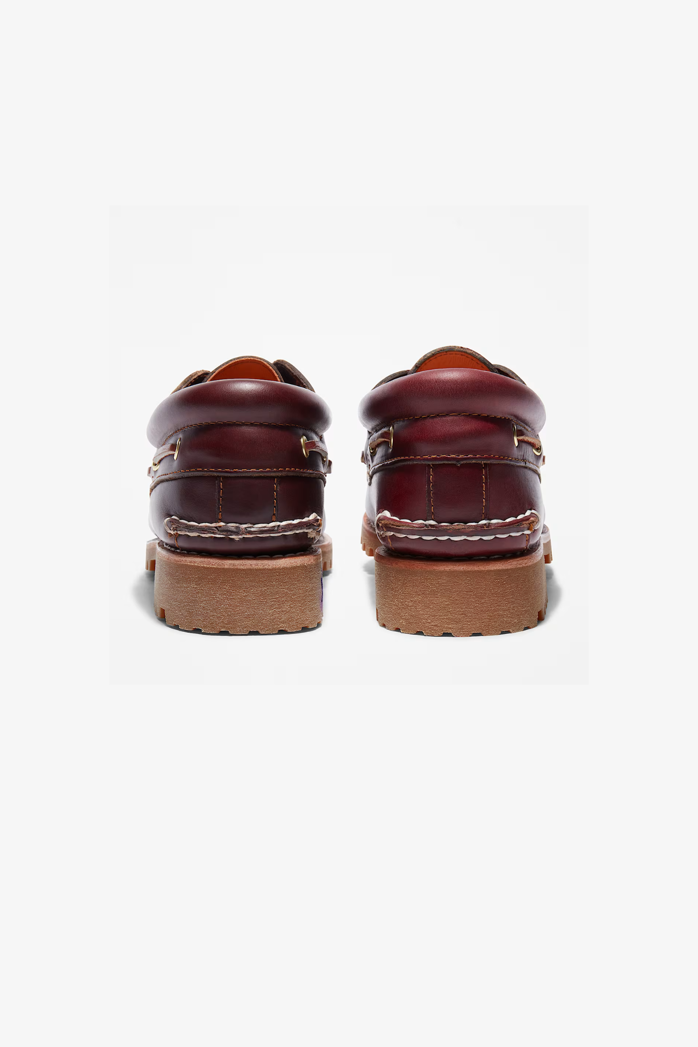 BOAT SHOES - BURGUNDY