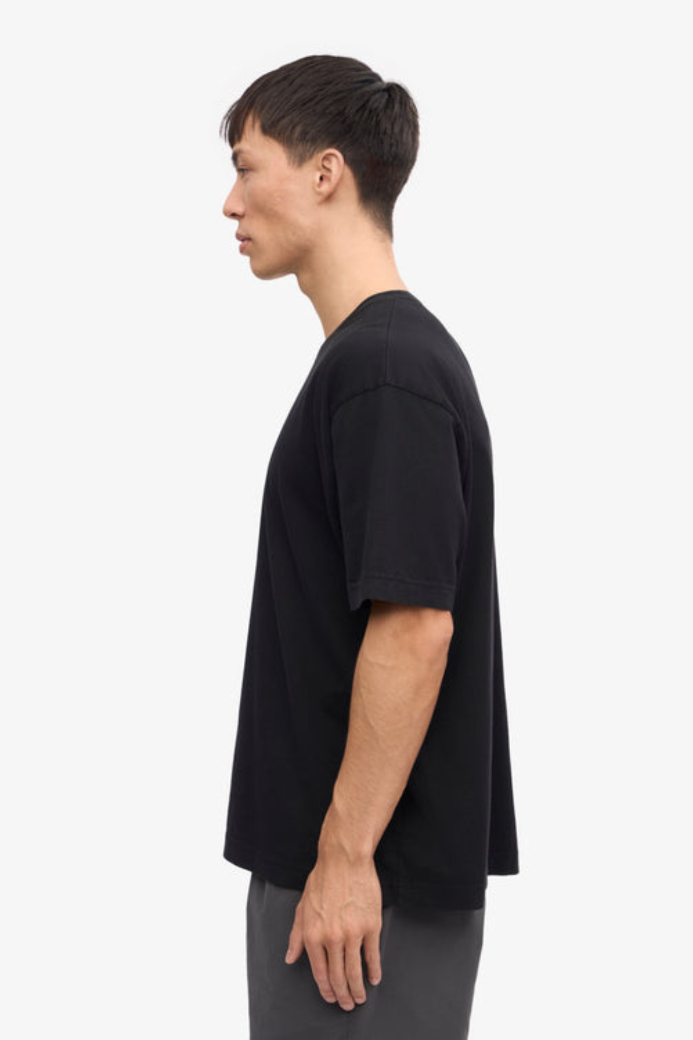 OVERSIZED ORGANIC T-SHIRT - DEEP BLACK