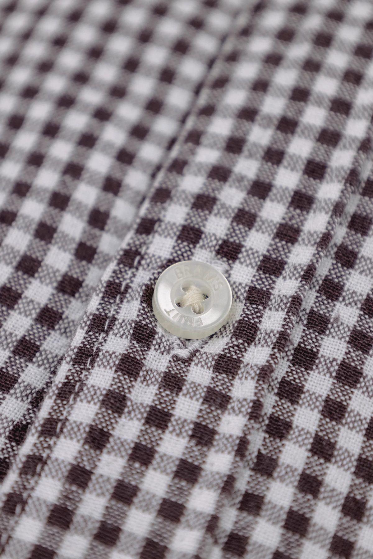 DISTRESSED FARMER'S LS SHIRT - BROWN