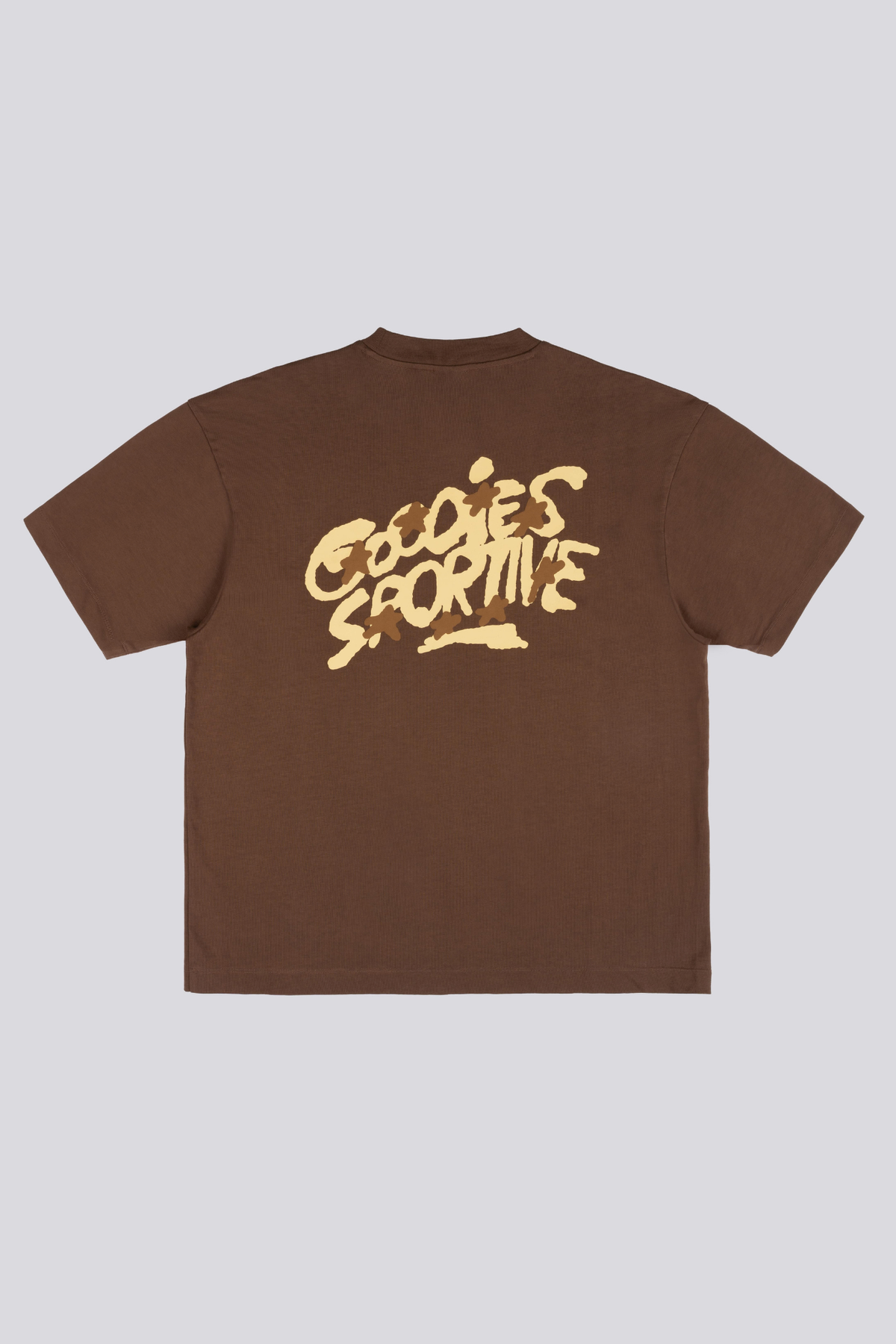 GOODIES SPORTIVE T-SHIRT - CHOCOLATE