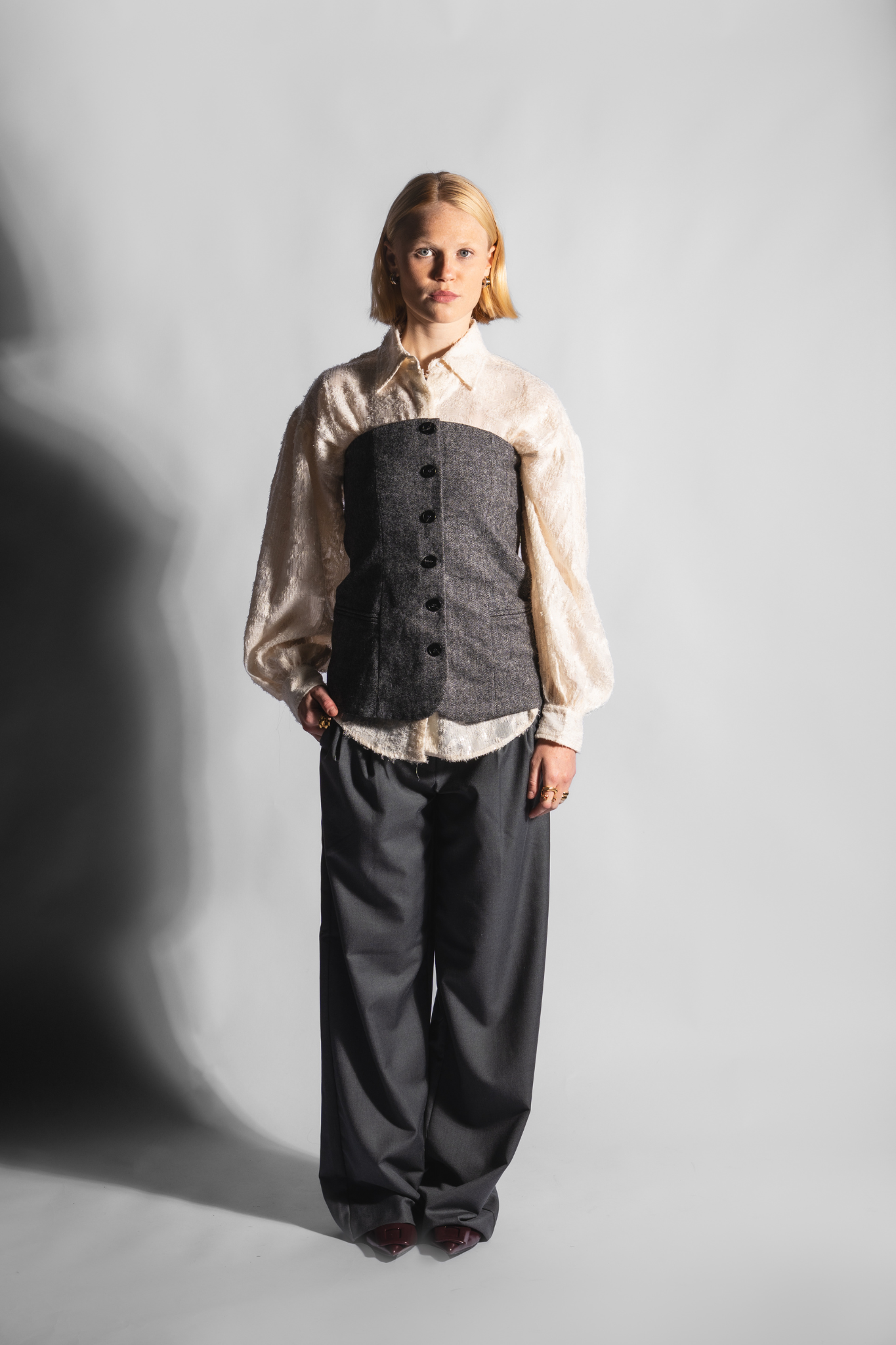 TANDEM STRAPLESS TOP - ANTHRACITE