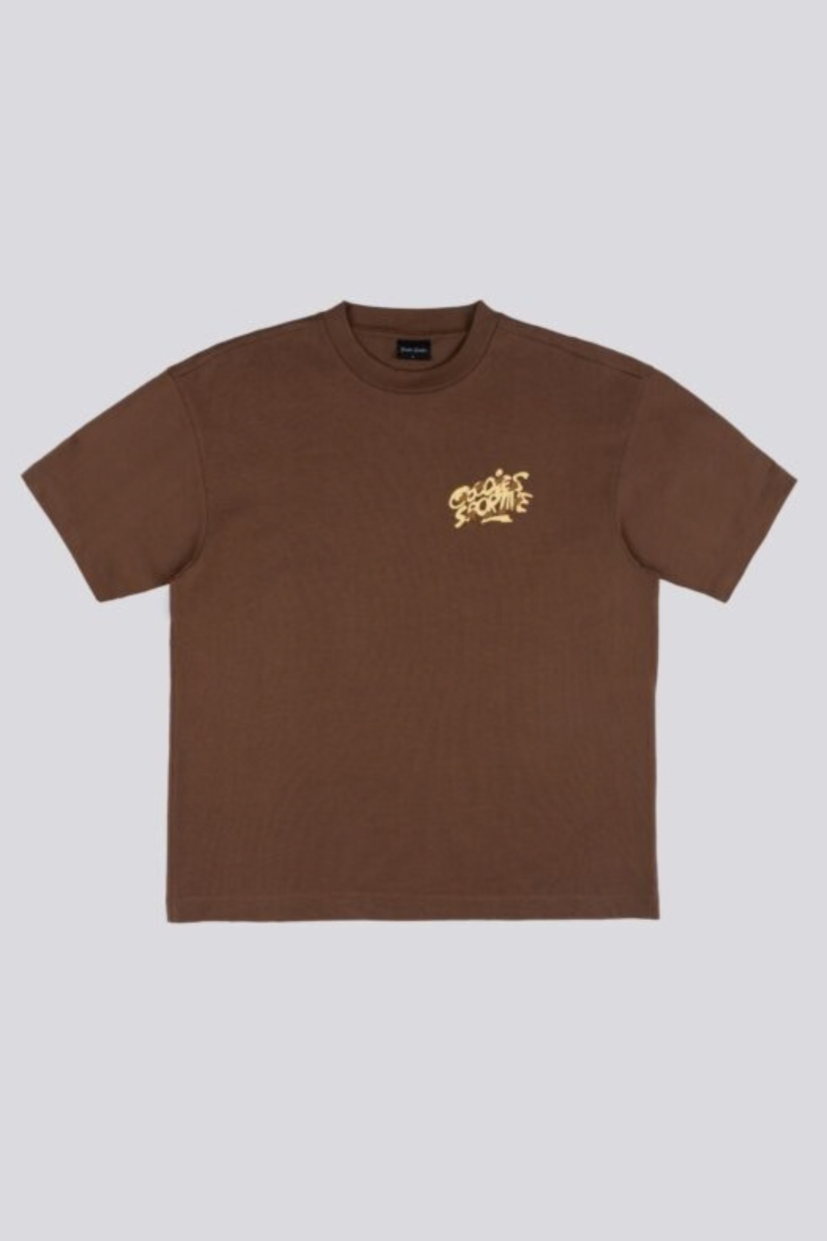 GOODIES SPORTIVE T-SHIRT - CHOCOLATE