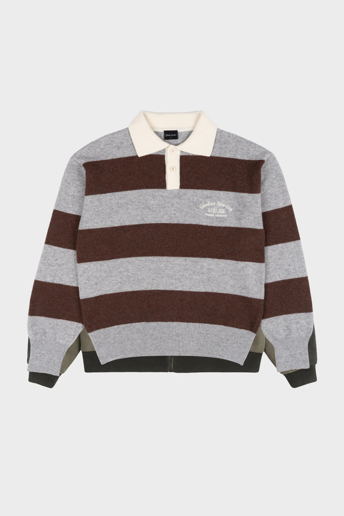 SHITAKE POLO - BROWN/GREY