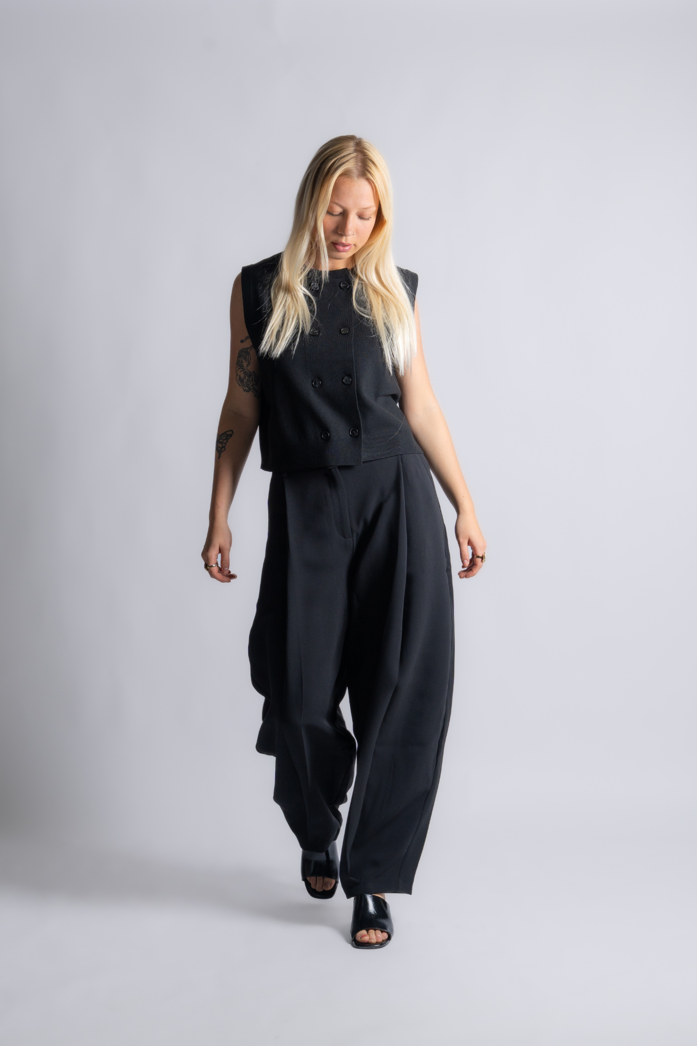 TILDA TROUSERS - BLACK