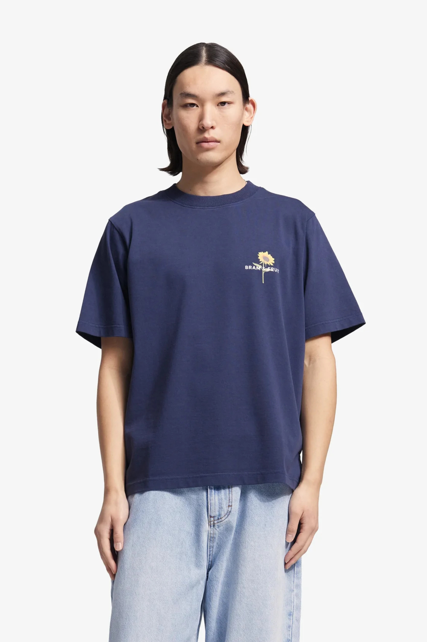 SUNFLOWER T-SHIRT - MIDNIGHT BLUE