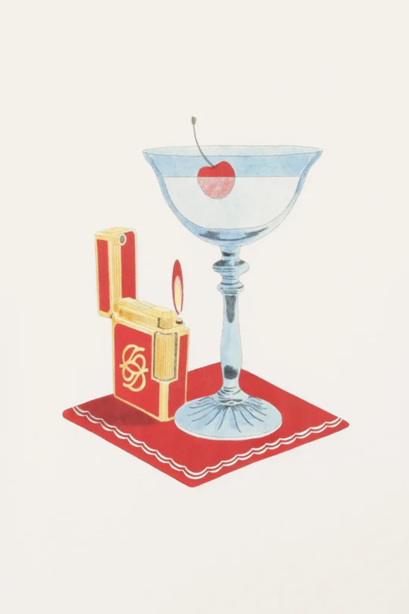 T-SHIRT COCKTAIL - OFF WHITE