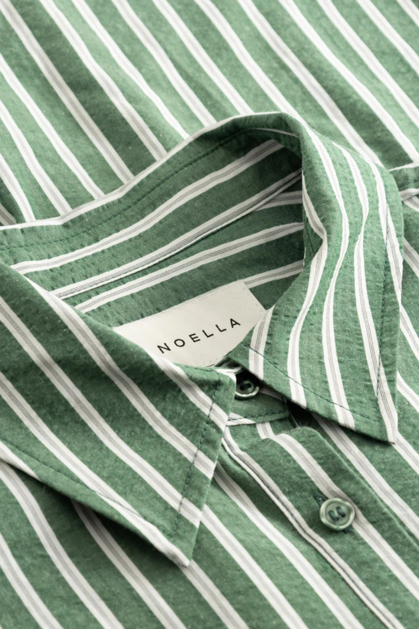 MARLON SHIRT - DRAYTON GREEN STRIPE