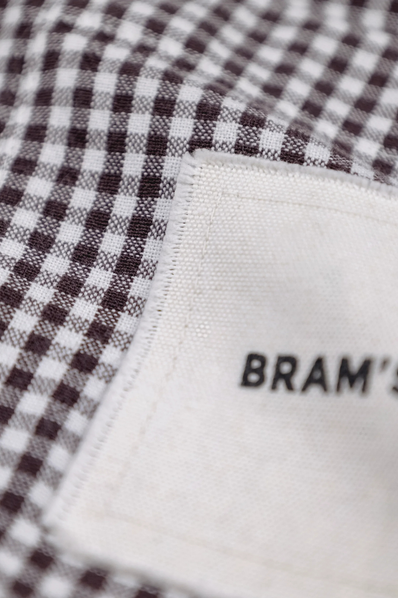 DISTRESSED FARMER'S LS SHIRT - BROWN
