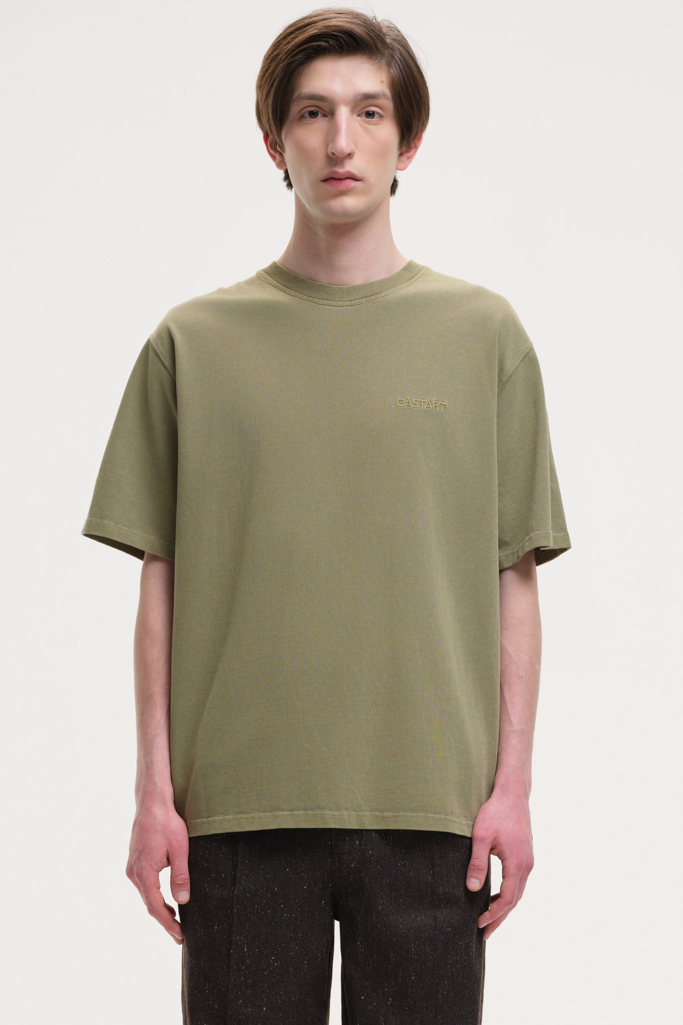 STONEWASH T-SHIRT - KHAKI