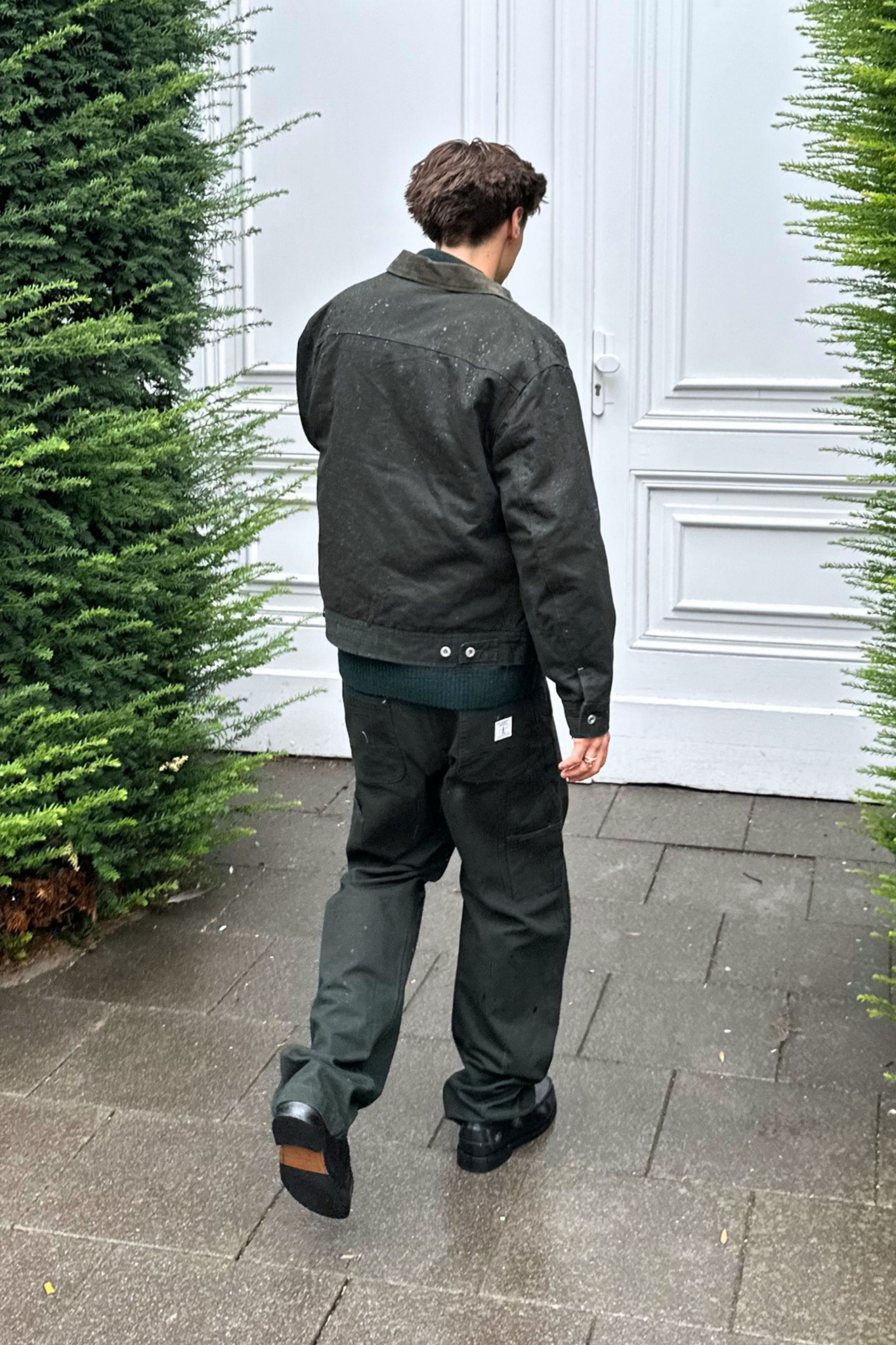 STATEMENT PANTS - BOTTLE