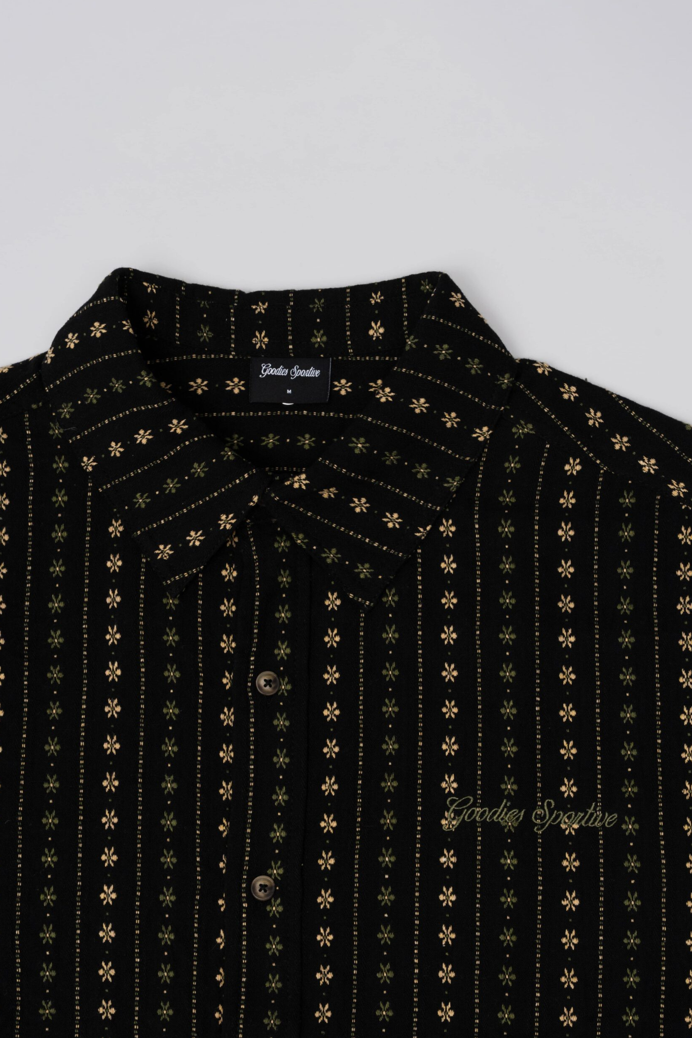 BOXY THYME SHIRT - BLACK