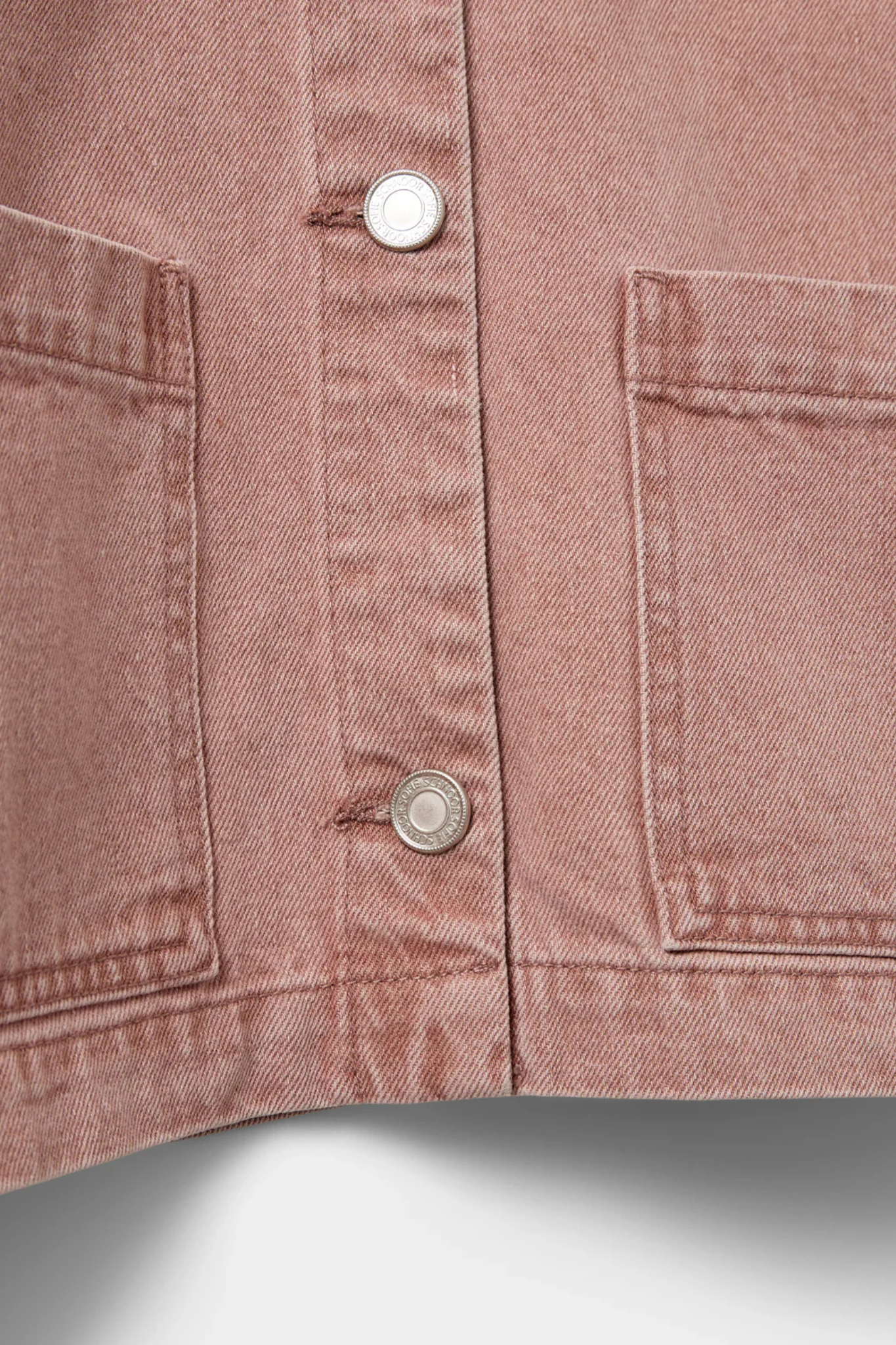 MANJA SHORT SLEEVE DENIM SHIRT - DENIM ROSE