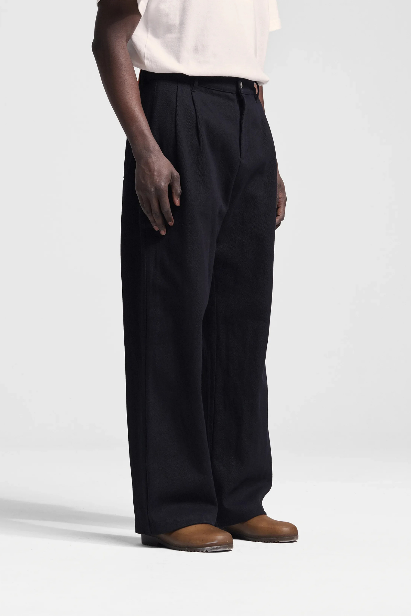 TWILL 2.0 PANTS -  BLACK