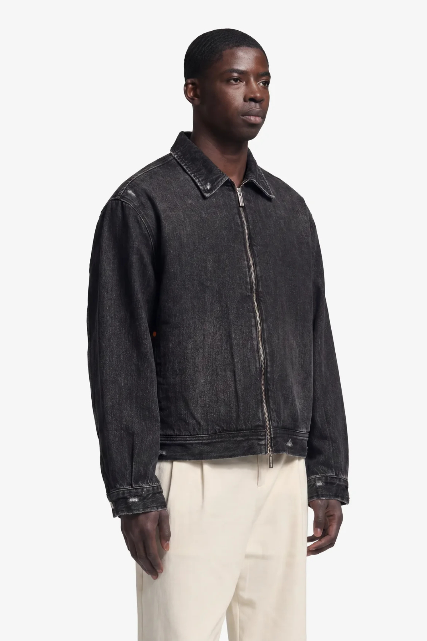 DENIM JACKET - WASHED BLACK