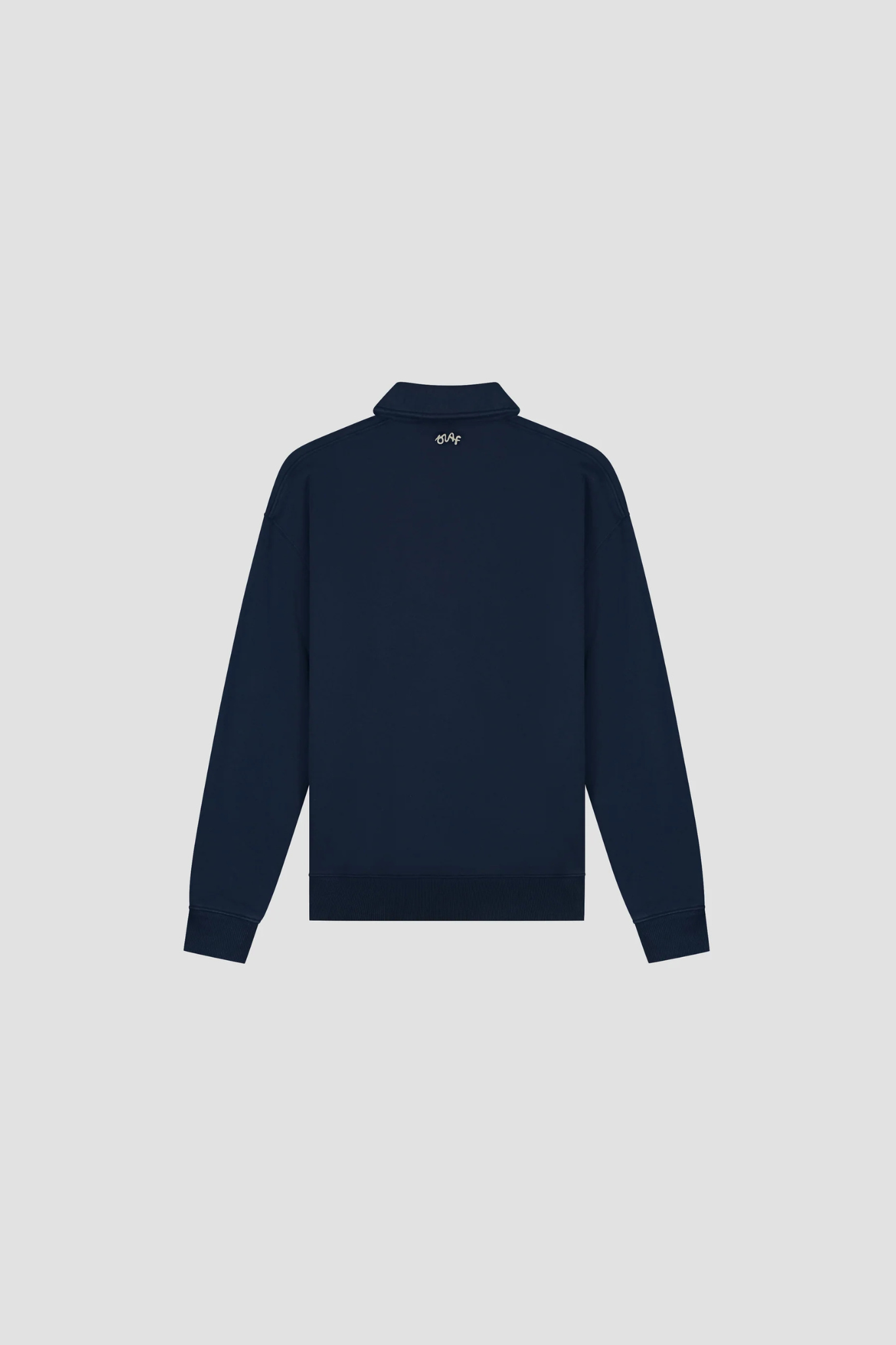 SCRIPT FRIENDS OVERSIZED POLO - NAVY