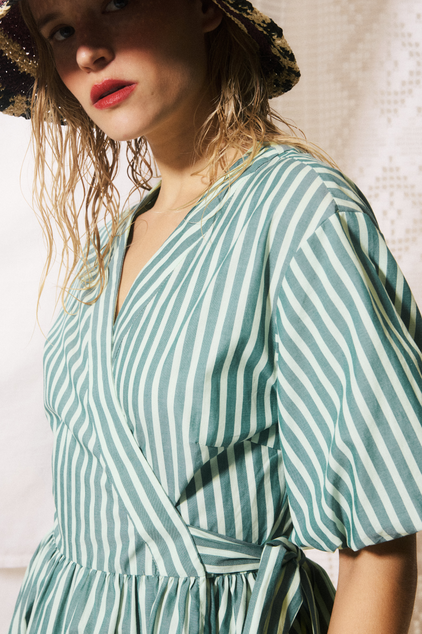 SOSSIO DRESS - VERT RIVAGE