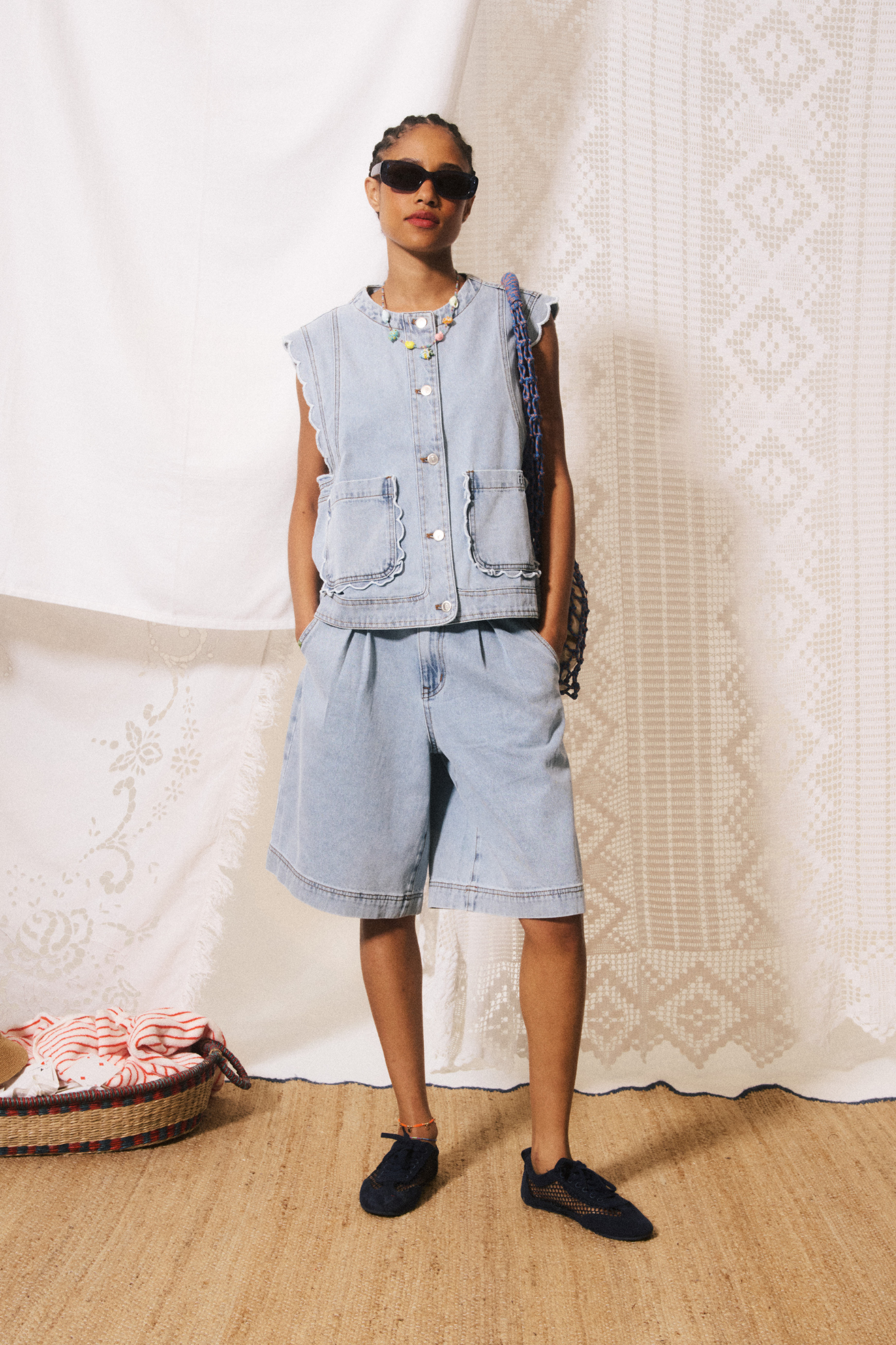 LILLO VEST - BLEU JEAN