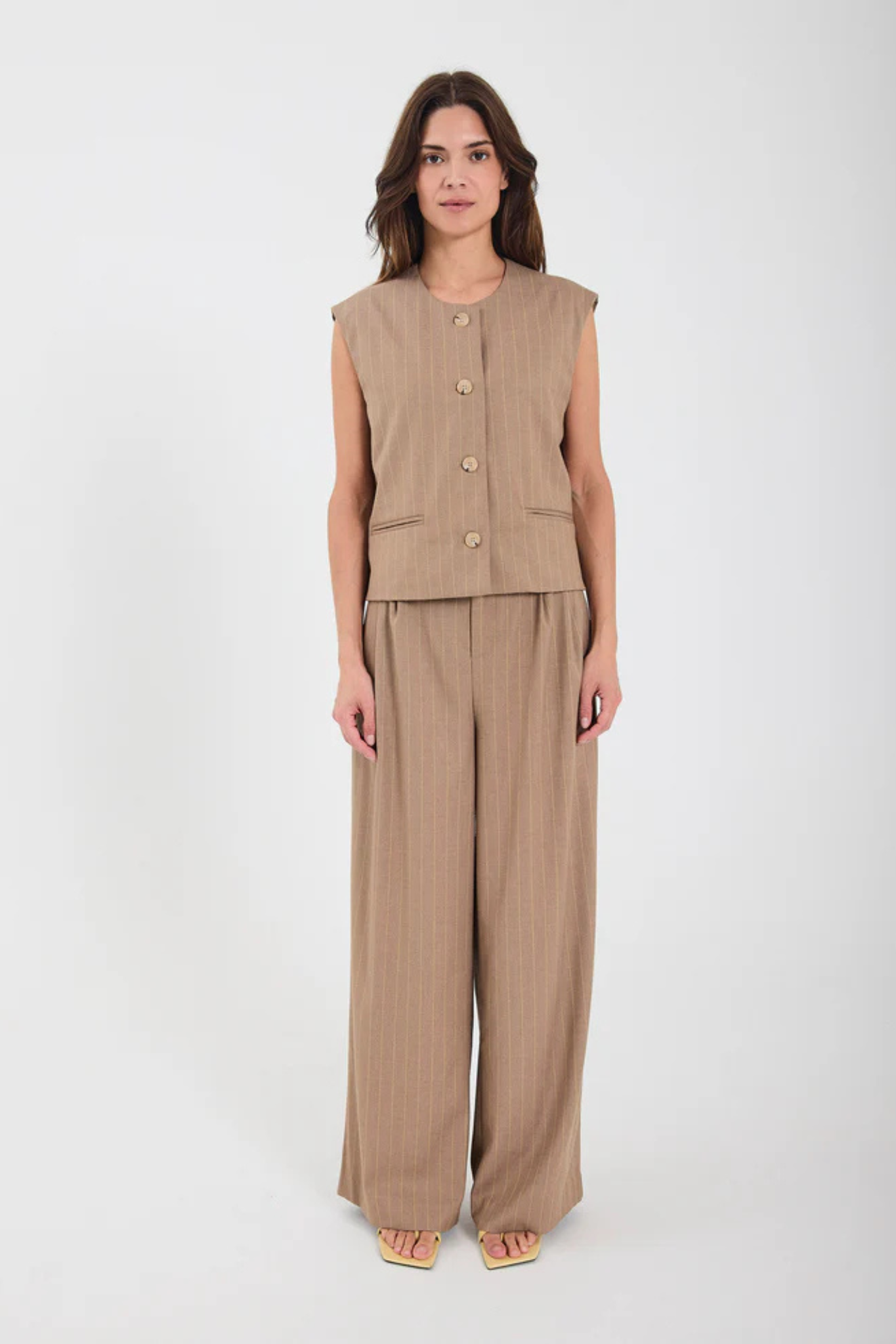 NOVIA PANTS - YELLOW STRIPE