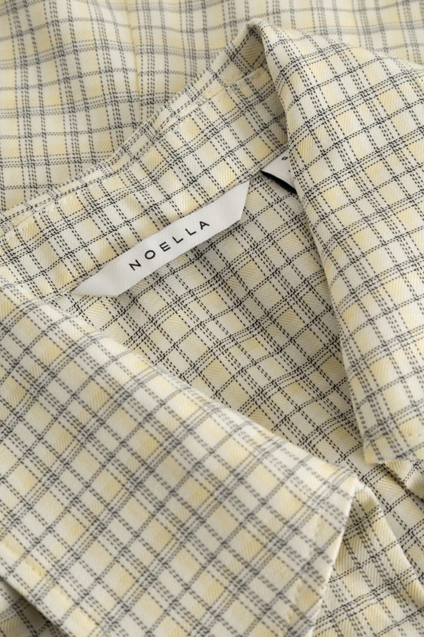MIKO BLOUSE - DENNY YELLOW CHECK